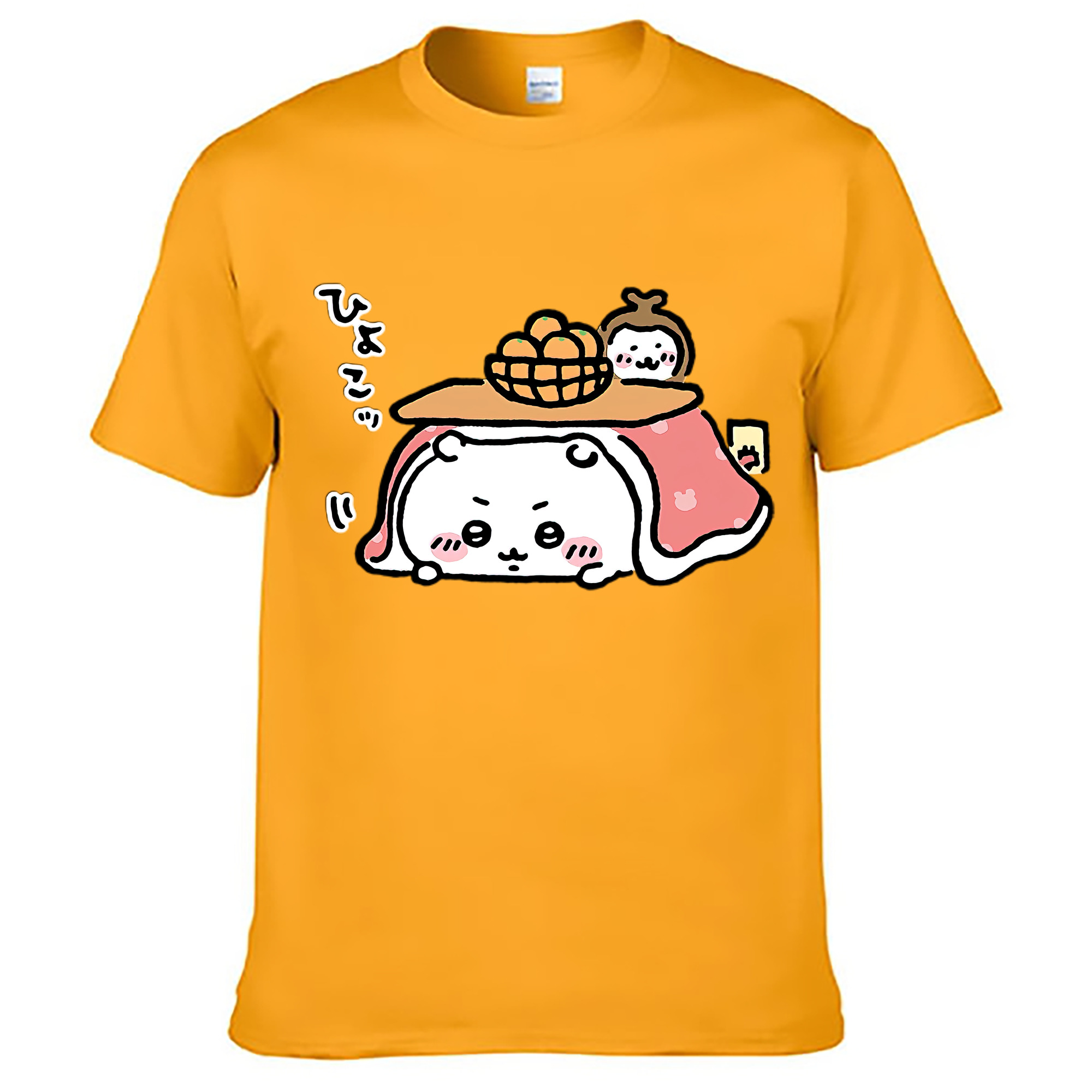 （画像用） ちいかわ ちいかわ Chii-kawa chiikawa レディースカジュアルプリントTシャツ（綿100％）