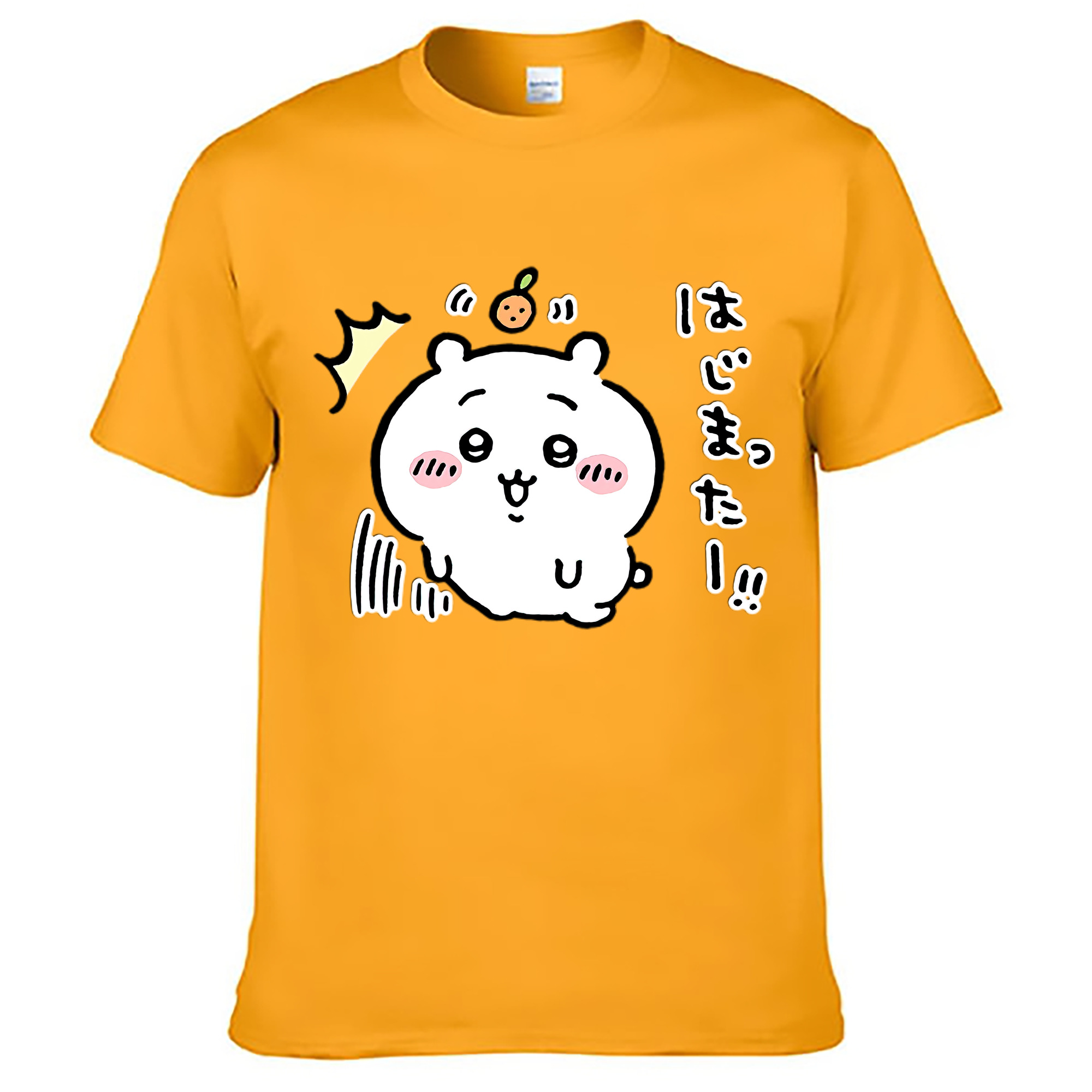 （画像用） ちいかわ ちいかわ Chii-kawa chiikawa レディースカジュアルプリントTシャツ（綿100％）