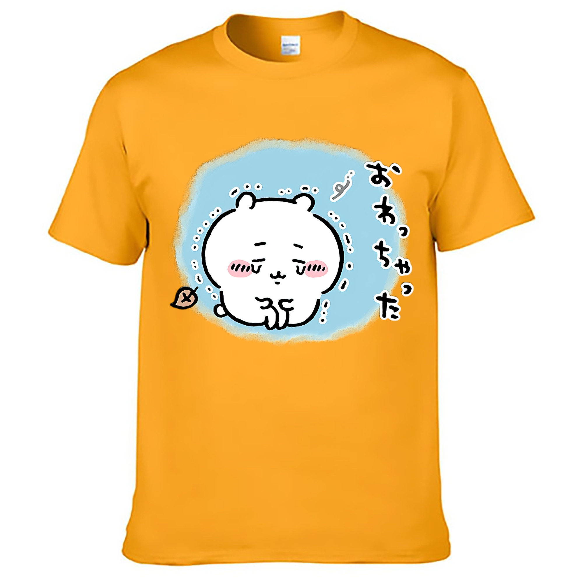 （画像用） ちいかわ ちいかわ Chii-kawa chiikawa レディースカジュアルプリントTシャツ（綿100％）