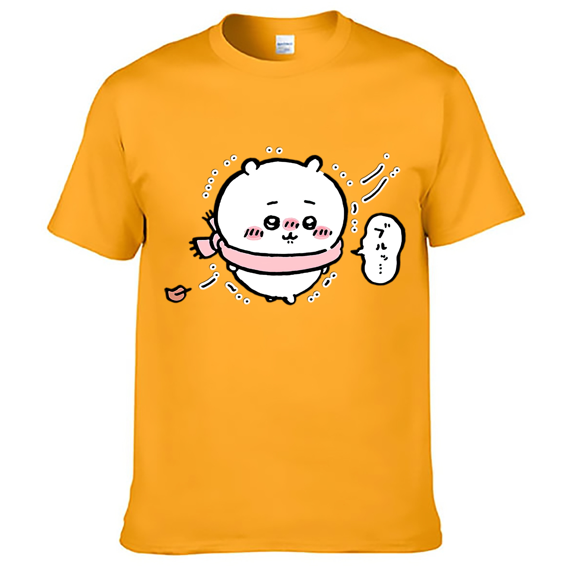 （画像用） ちいかわ ちいかわ Chii-kawa chiikawa レディースカジュアルプリントTシャツ（綿100％）