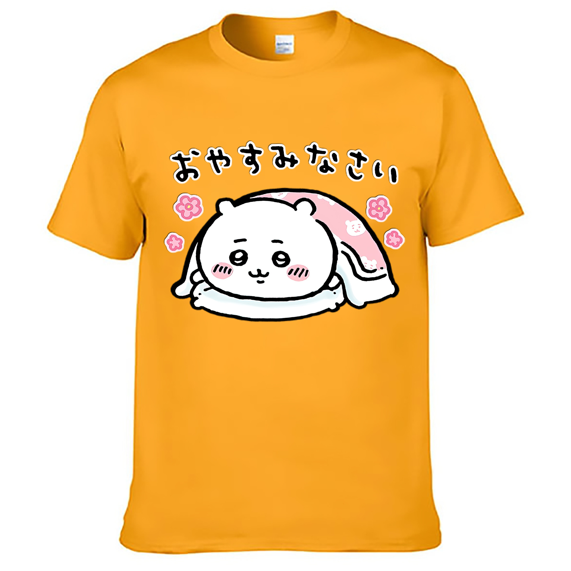 （画像用） ちいかわ ちいかわ Chii-kawa chiikawa レディースカジュアルプリントTシャツ（綿100％）