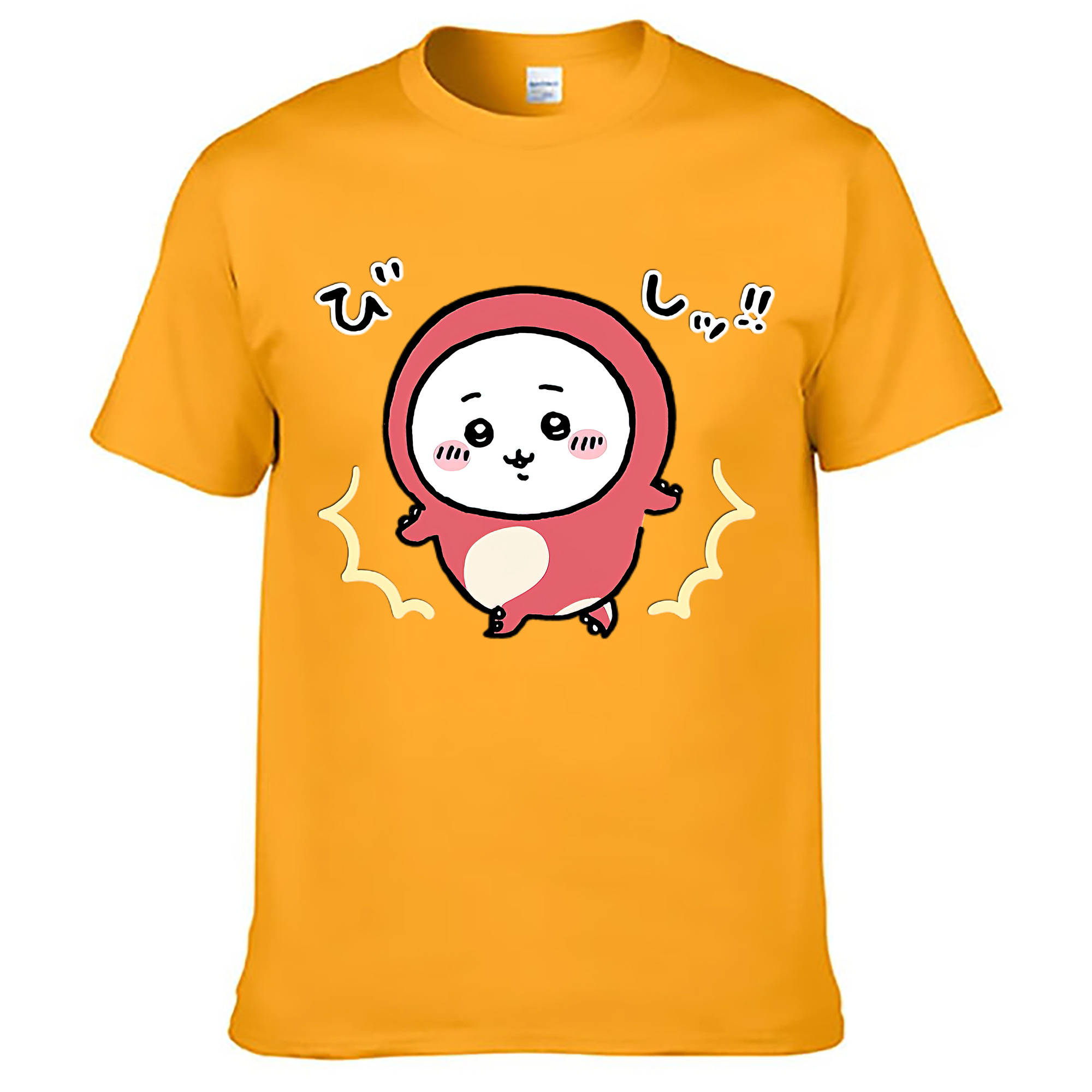 （画像用） ちいかわ ちいかわ Chii-kawa chiikawa レディースカジュアルプリントTシャツ（綿100％）