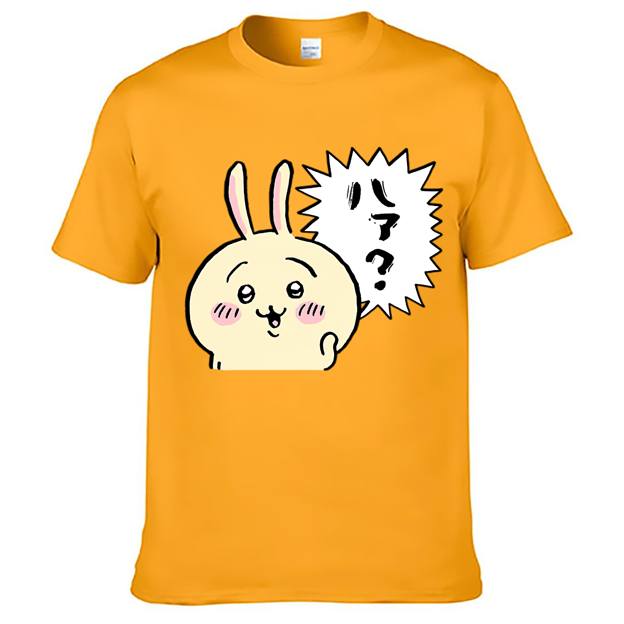 （画像用） ちいかわ うさぎ Chii-kawa usagi レディースカジュアルプリントTシャツ（綿100％）