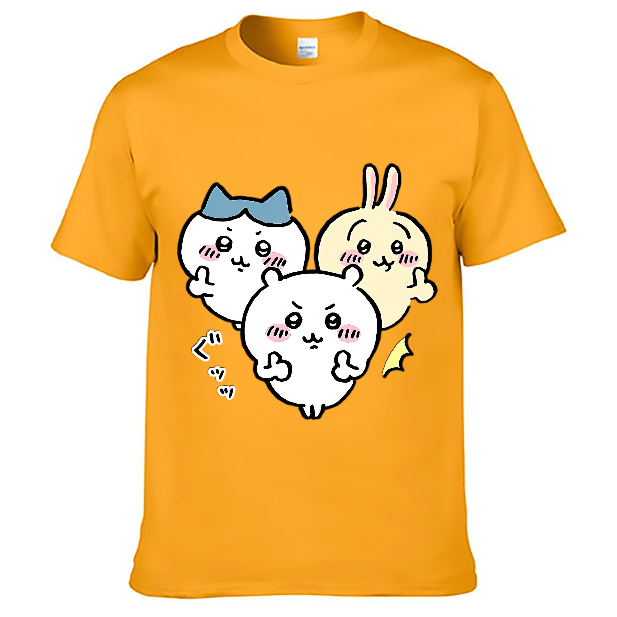 （画像用） ちいかわ うさぎ Chii-kawa usagi レディースカジュアルプリントTシャツ（綿100％）