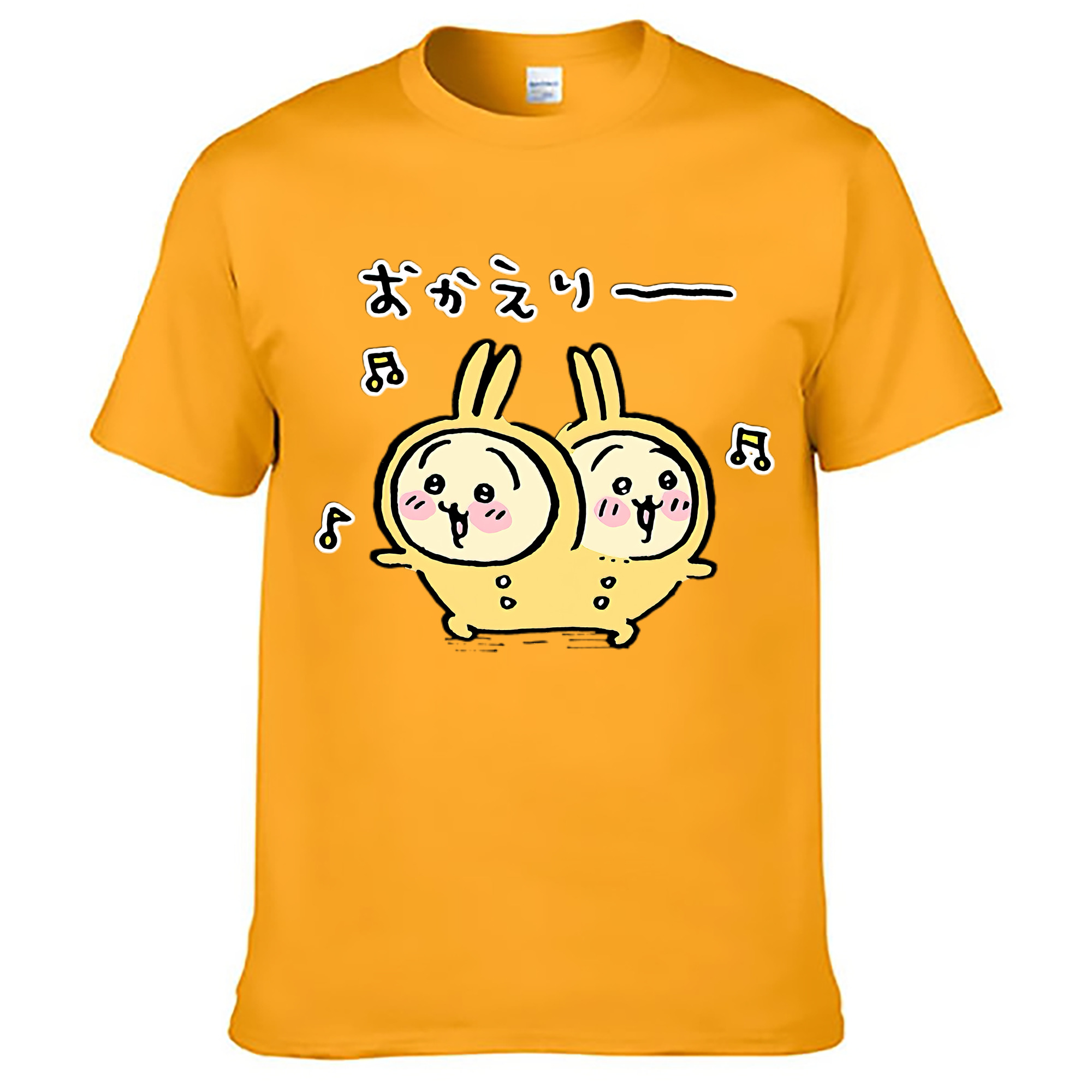 （画像用） ちいかわ うさぎ Chii-kawa usagi レディースカジュアルプリントTシャツ（綿100％）