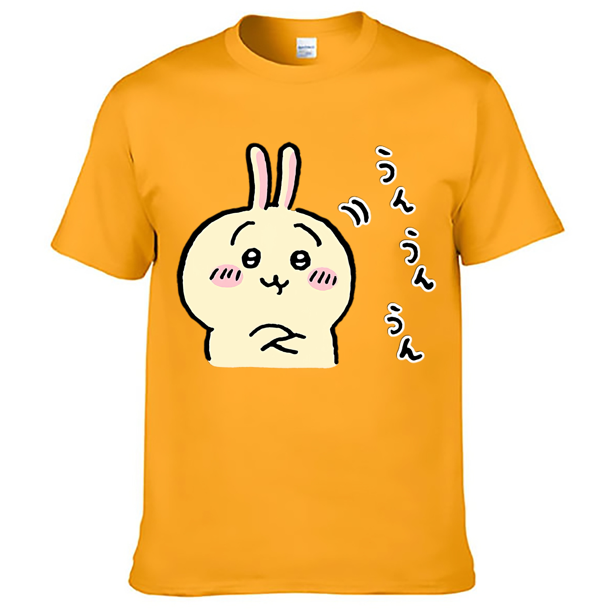 （画像用） ちいかわ うさぎ Chii-kawa usagi レディースカジュアルプリントTシャツ（綿100％）