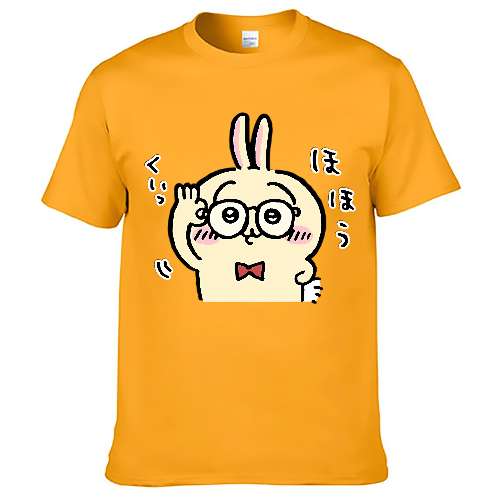 （画像用） ちいかわ うさぎ Chii-kawa usagi レディースカジュアルプリントTシャツ（綿100％）