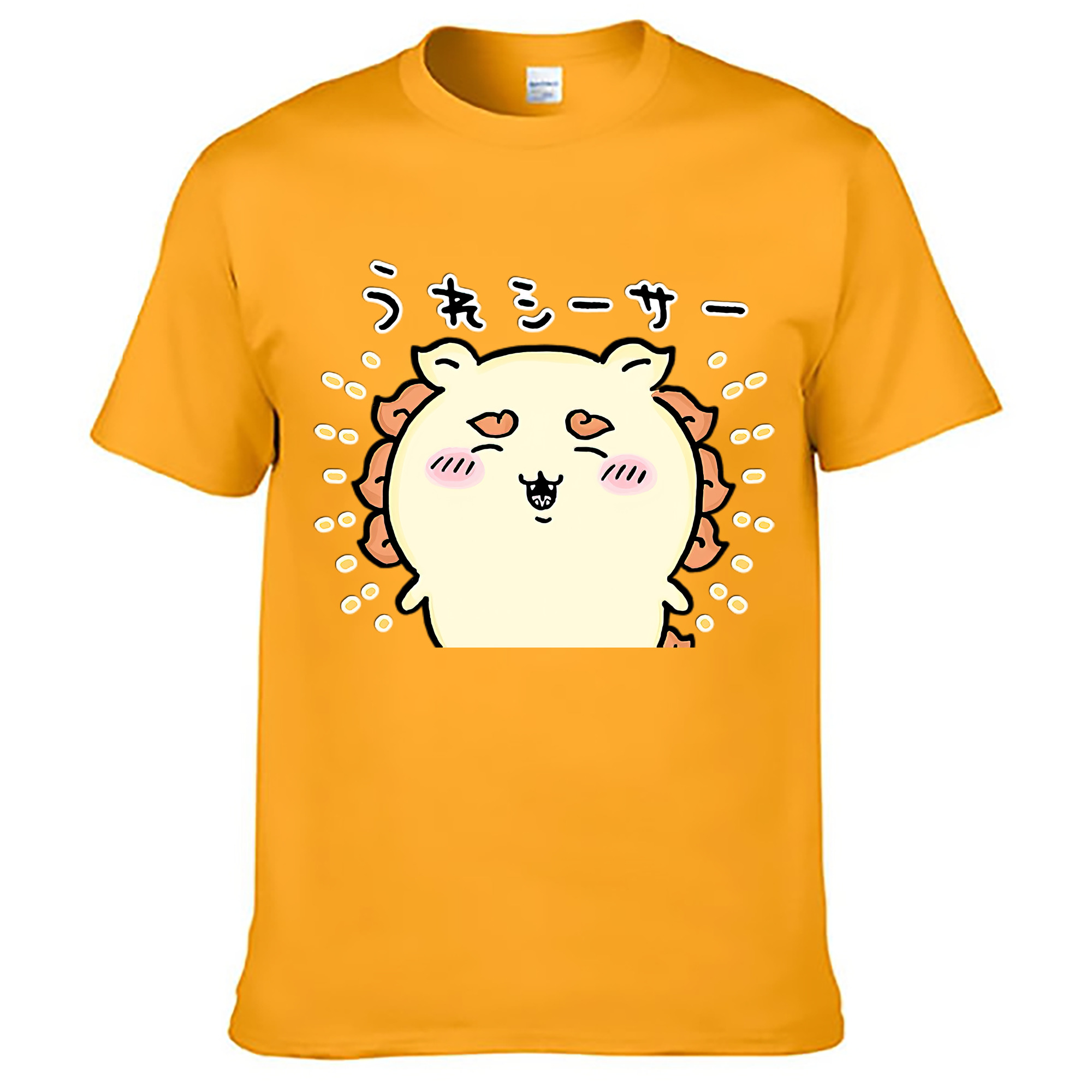 （画像用） ちいかわ シーサー Chii-kawa Shisa レディースカジュアルプリントTシャツ（綿100％）