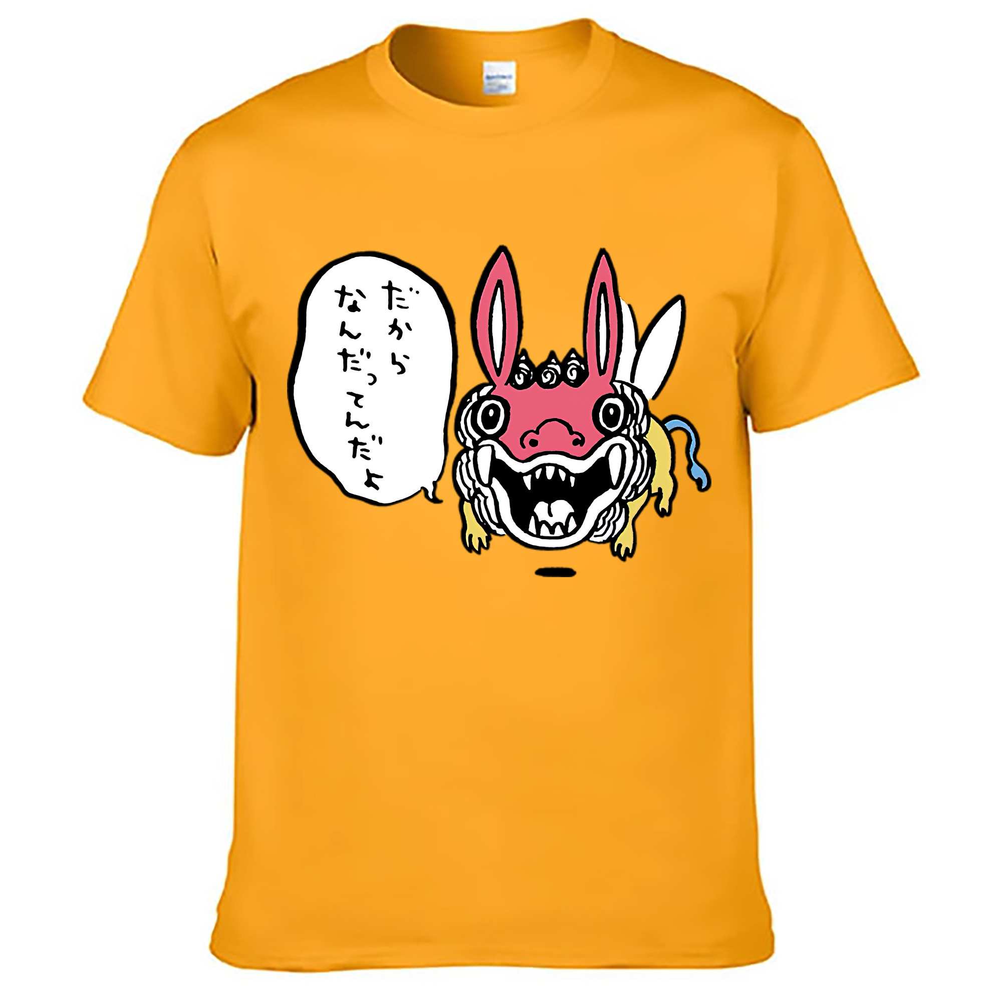 （画像用） ちいかわ でかつよ Chii-kawa Dekatsuyo レディースカジュアルプリントTシャツ（綿100％）