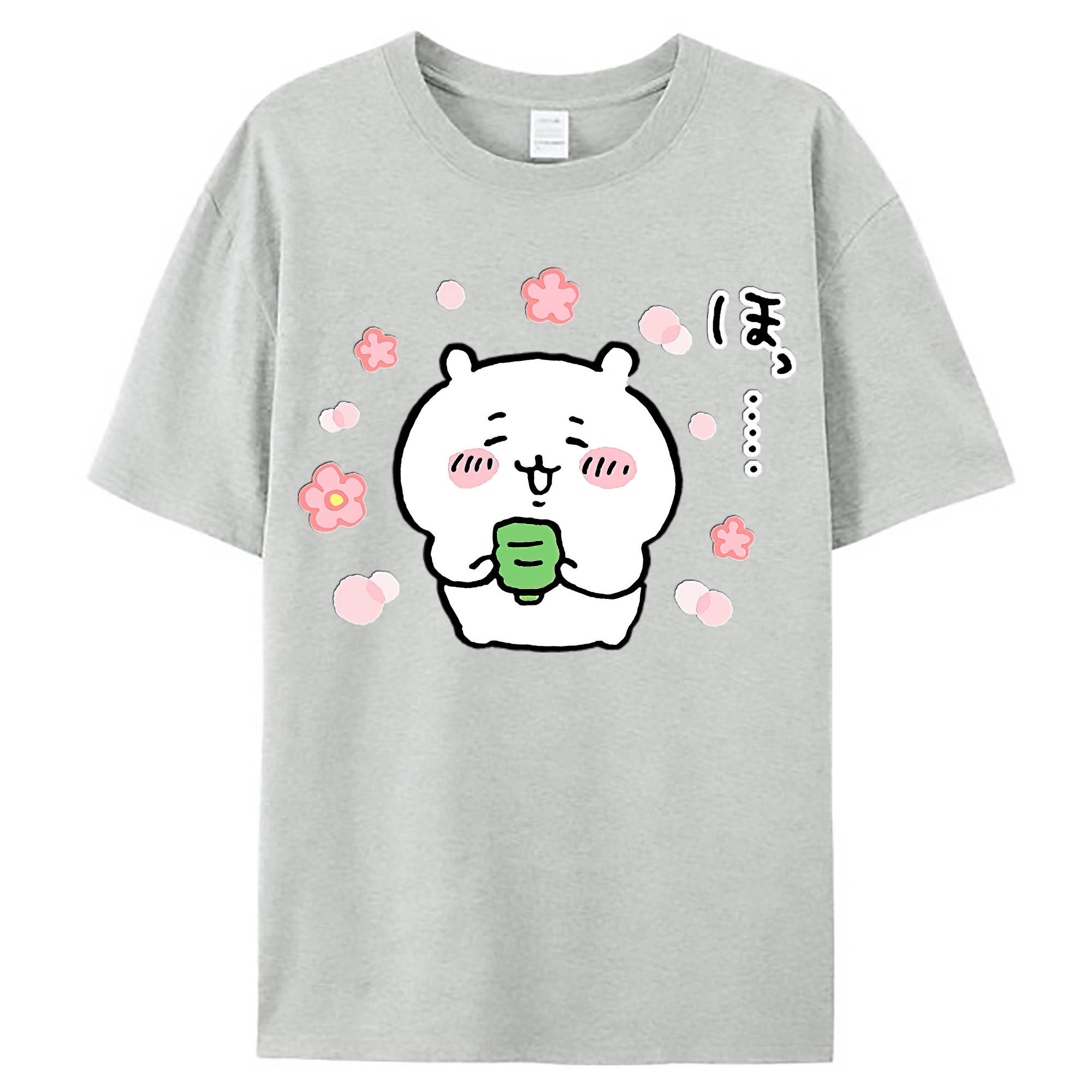（画像用） ちいかわ ちいかわ Chii-kawa chiikawa レディースカジュアルプリントTシャツ（綿100％）