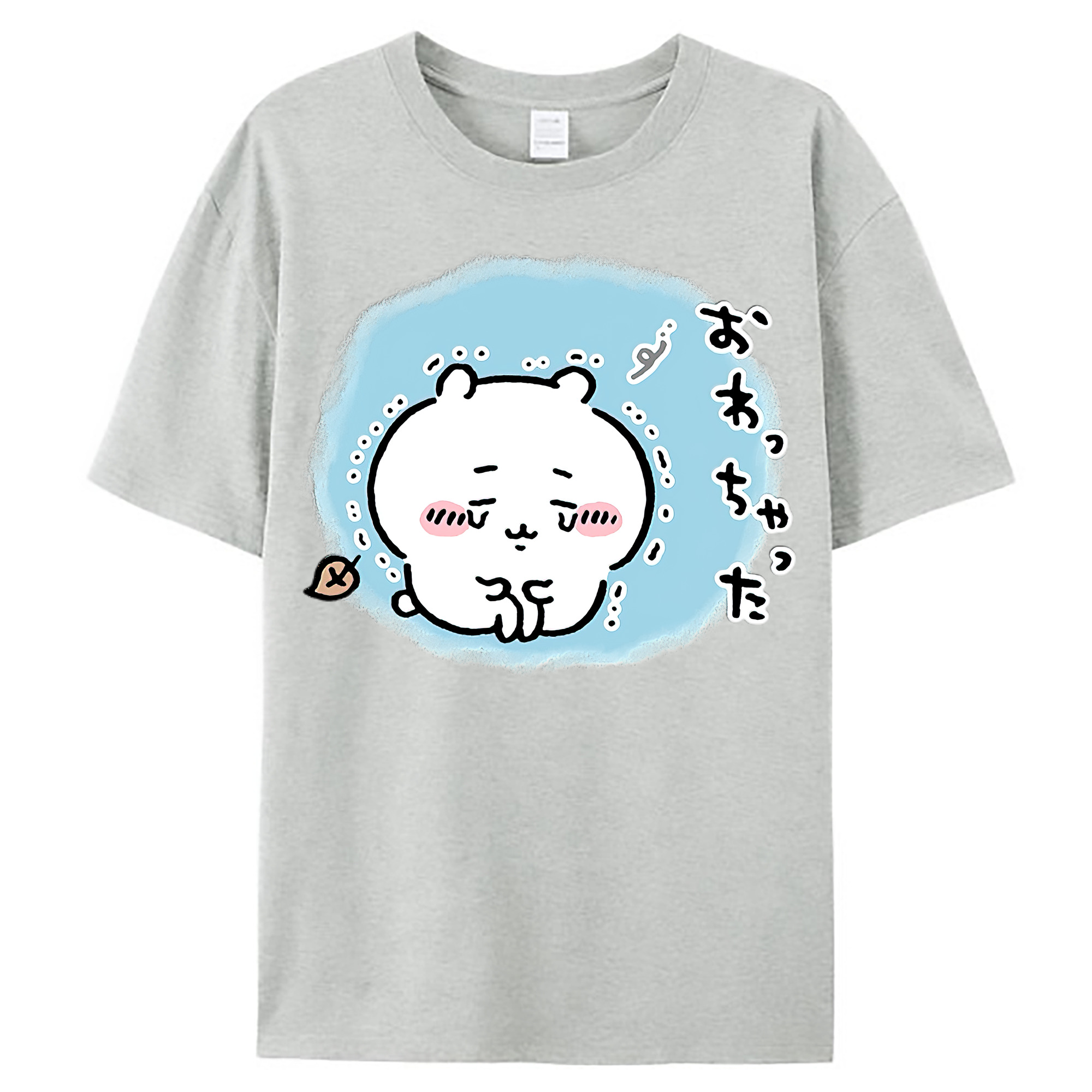 （画像用） ちいかわ ちいかわ Chii-kawa chiikawa レディースカジュアルプリントTシャツ（綿100％）