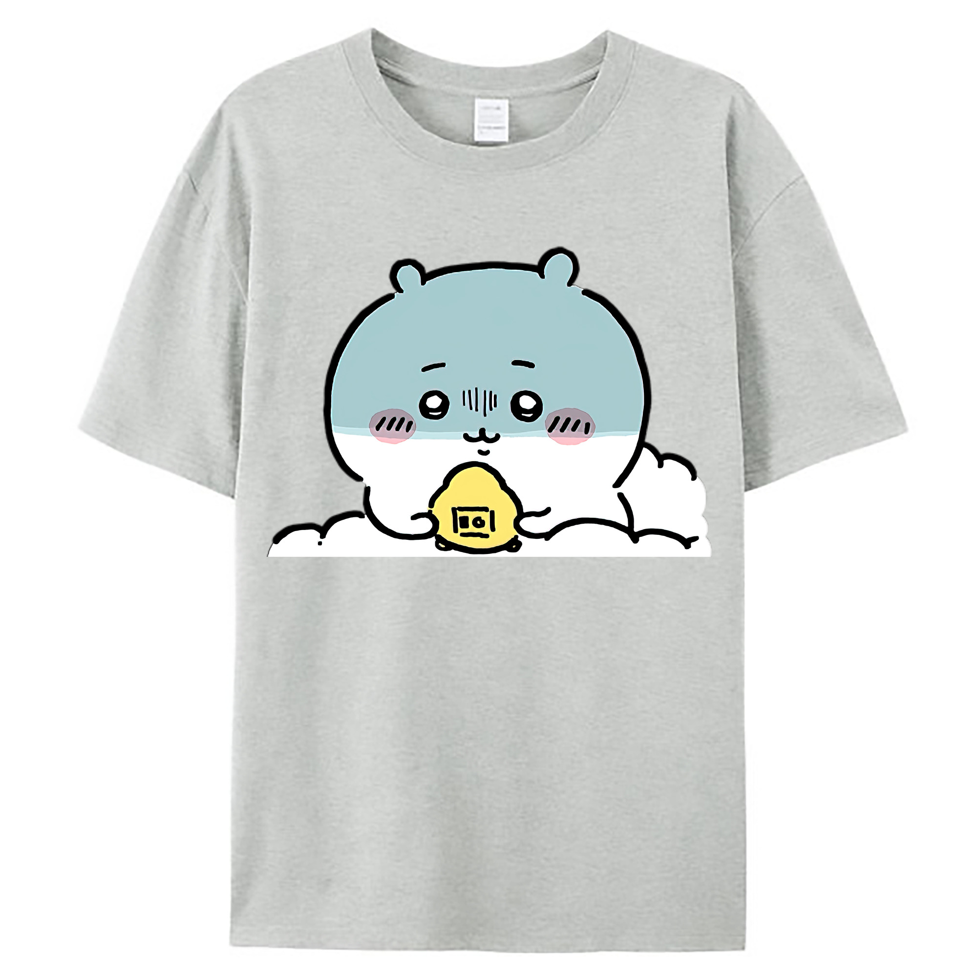 （画像用） ちいかわ ちいかわ Chii-kawa chiikawa レディースカジュアルプリントTシャツ（綿100％）