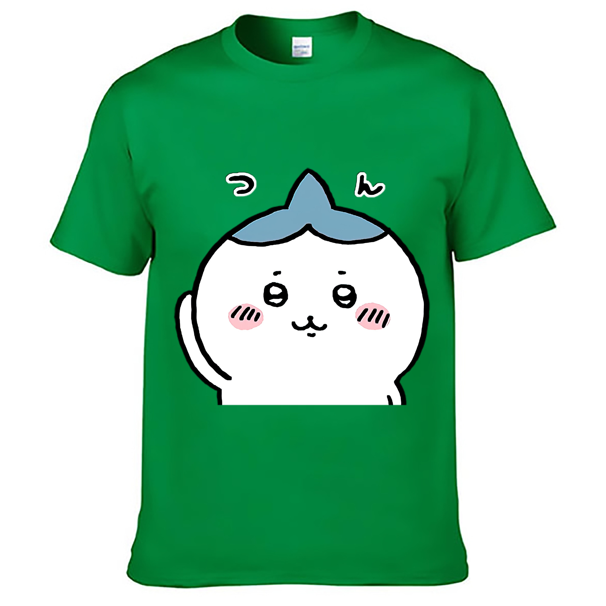 （画像用） ちいかわ ハチワレ Chii-kawa hachiware レディースカジュアルプリントTシャツ（綿100％）