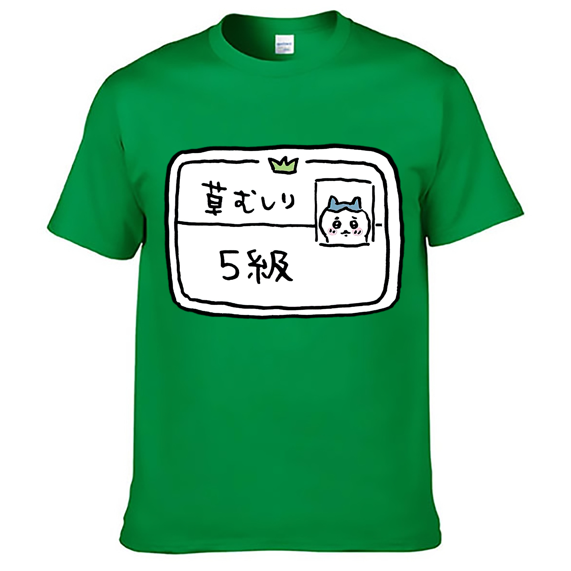 （画像用） ちいかわ ハチワレ Chii-kawa hachiware レディースカジュアルプリントTシャツ（綿100％）