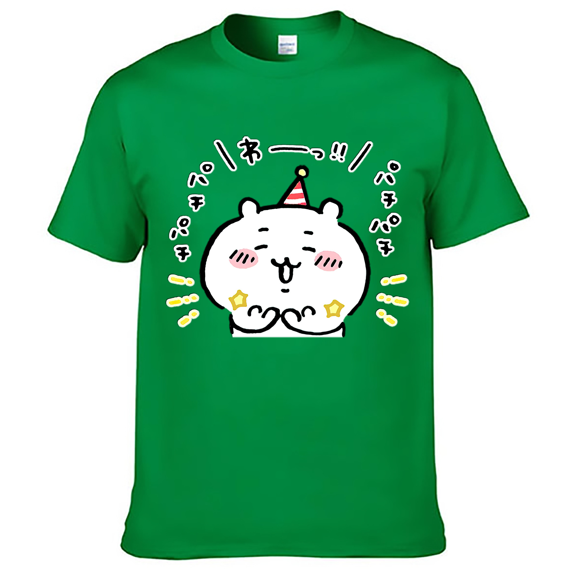 （画像用） ちいかわ ちいかわ Chii-kawa chiikawa レディースカジュアルプリントTシャツ（綿100％）