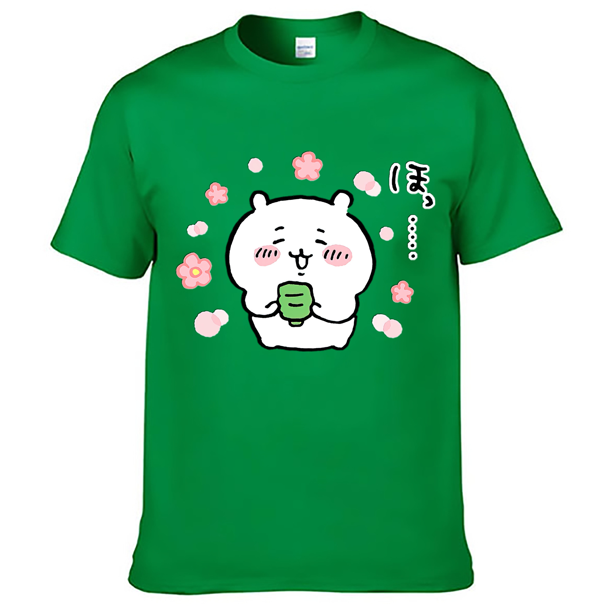 （画像用） ちいかわ ちいかわ Chii-kawa chiikawa レディースカジュアルプリントTシャツ（綿100％）