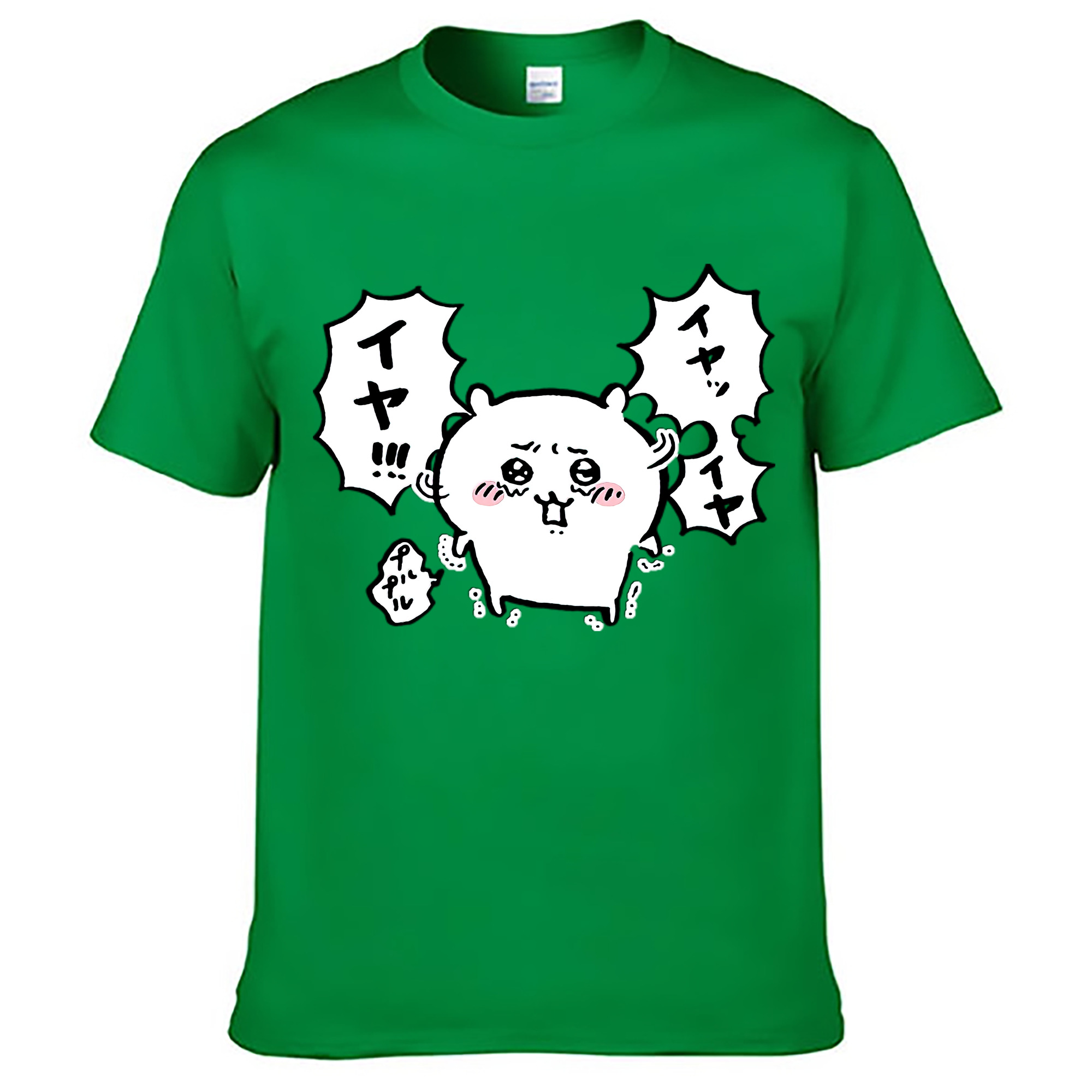 （画像用） ちいかわ ちいかわ Chii-kawa chiikawa レディースカジュアルプリントTシャツ（綿100％）