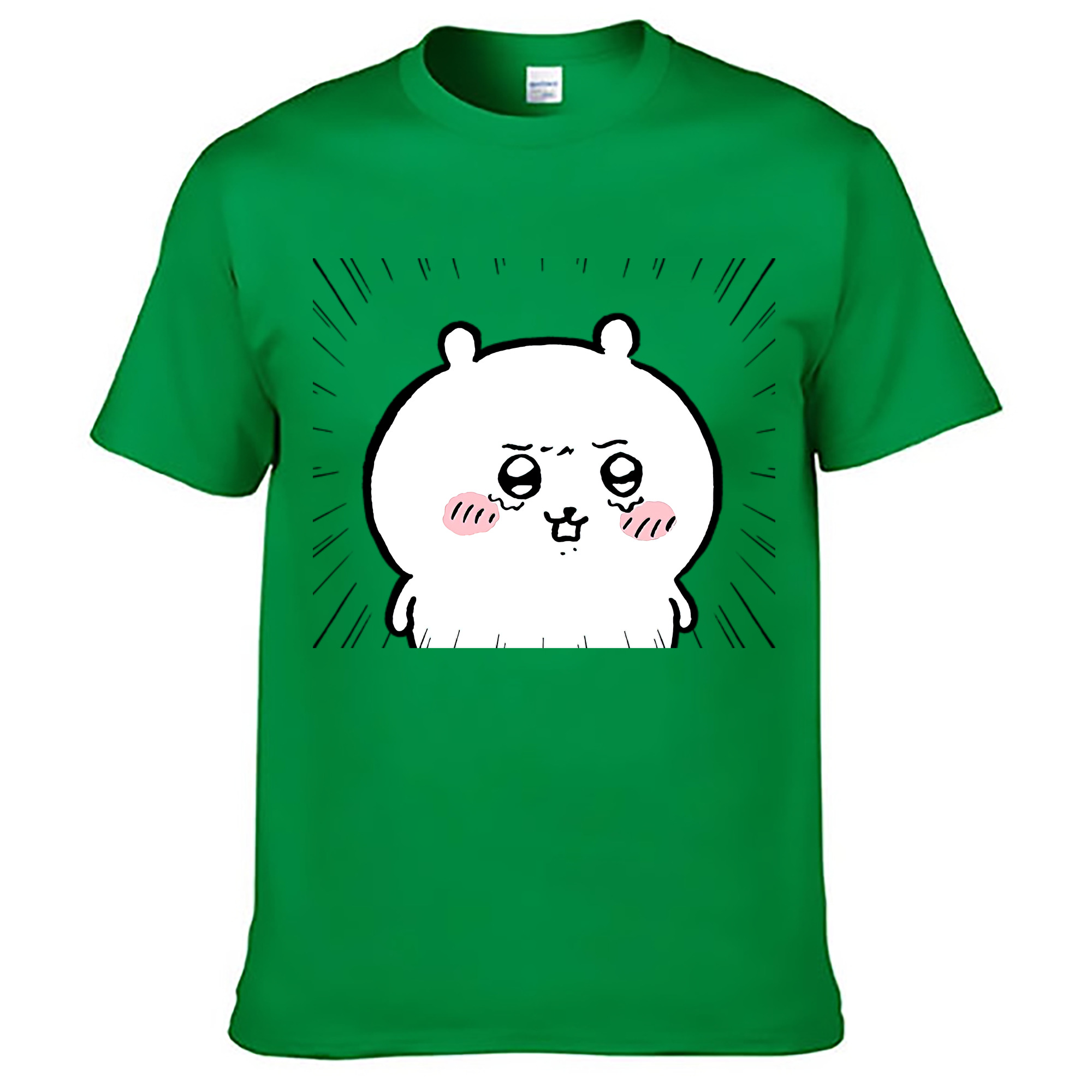 （画像用） ちいかわ ちいかわ Chii-kawa chiikawa レディースカジュアルプリントTシャツ（綿100％）