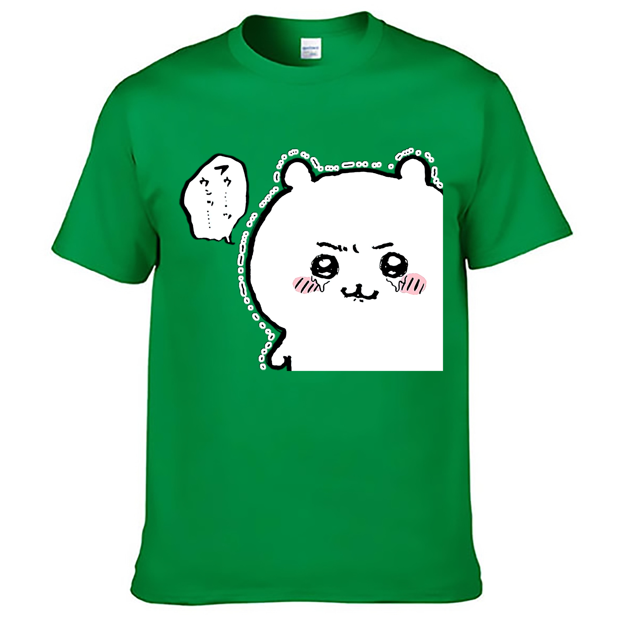 （画像用） ちいかわ ちいかわ Chii-kawa chiikawa レディースカジュアルプリントTシャツ（綿100％）