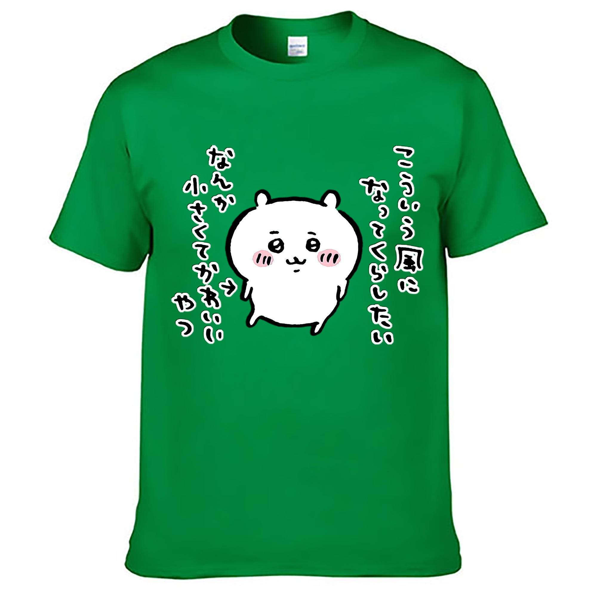 （画像用） ちいかわ ちいかわ Chii-kawa chiikawa レディースカジュアルプリントTシャツ（綿100％）