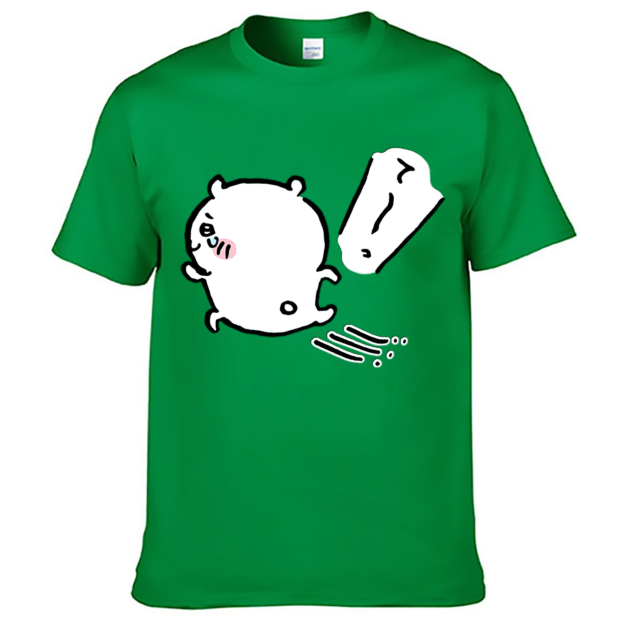 （画像用） ちいかわ ちいかわ Chii-kawa chiikawa レディースカジュアルプリントTシャツ（綿100％）