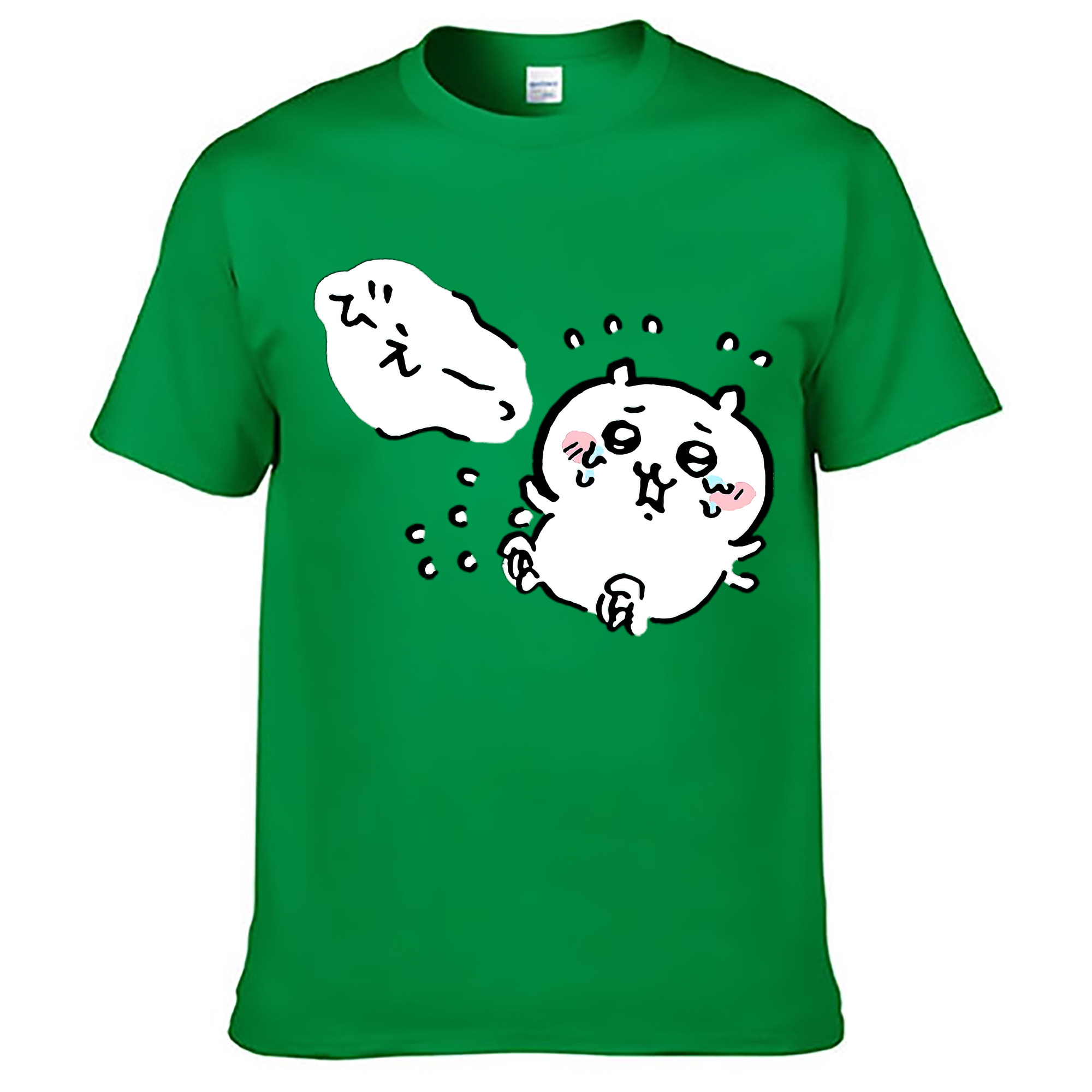 （画像用） ちいかわ ちいかわ Chii-kawa chiikawa レディースカジュアルプリントTシャツ（綿100％）