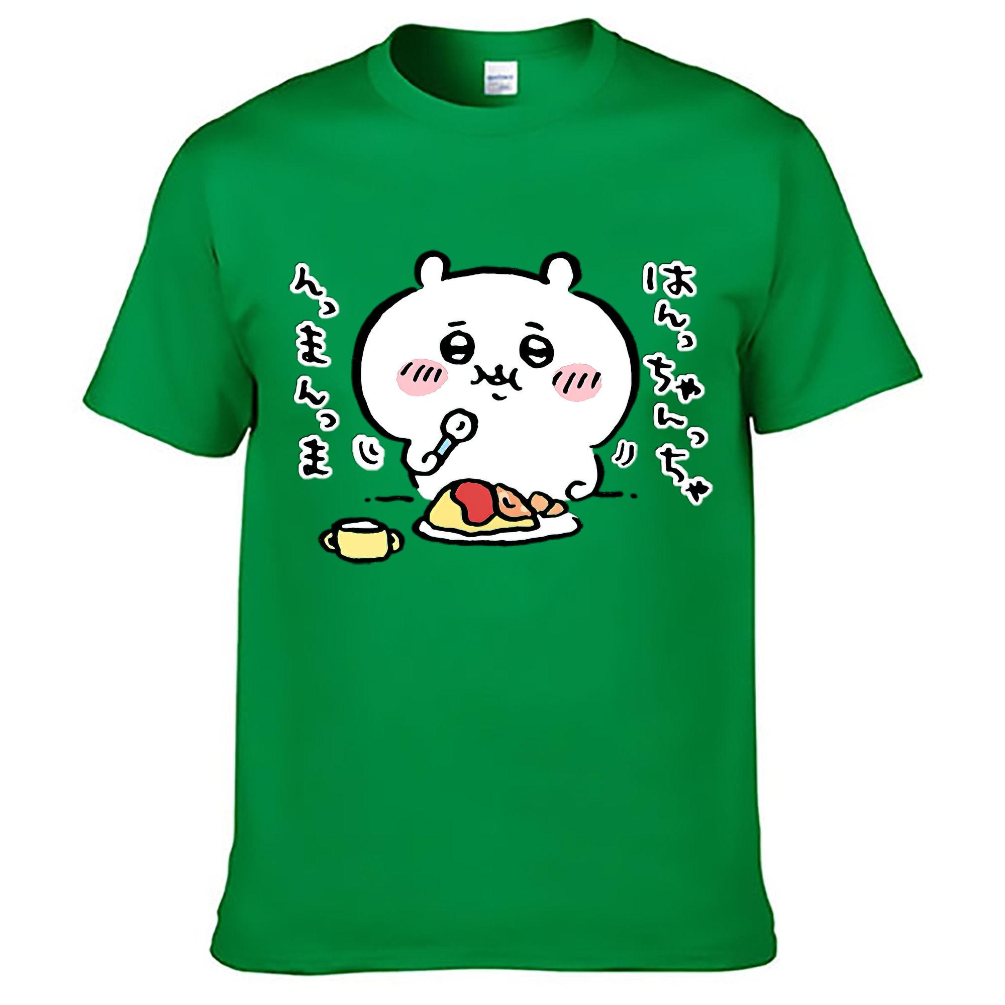 （画像用） ちいかわ ちいかわ Chii-kawa chiikawa レディースカジュアルプリントTシャツ（綿100％）