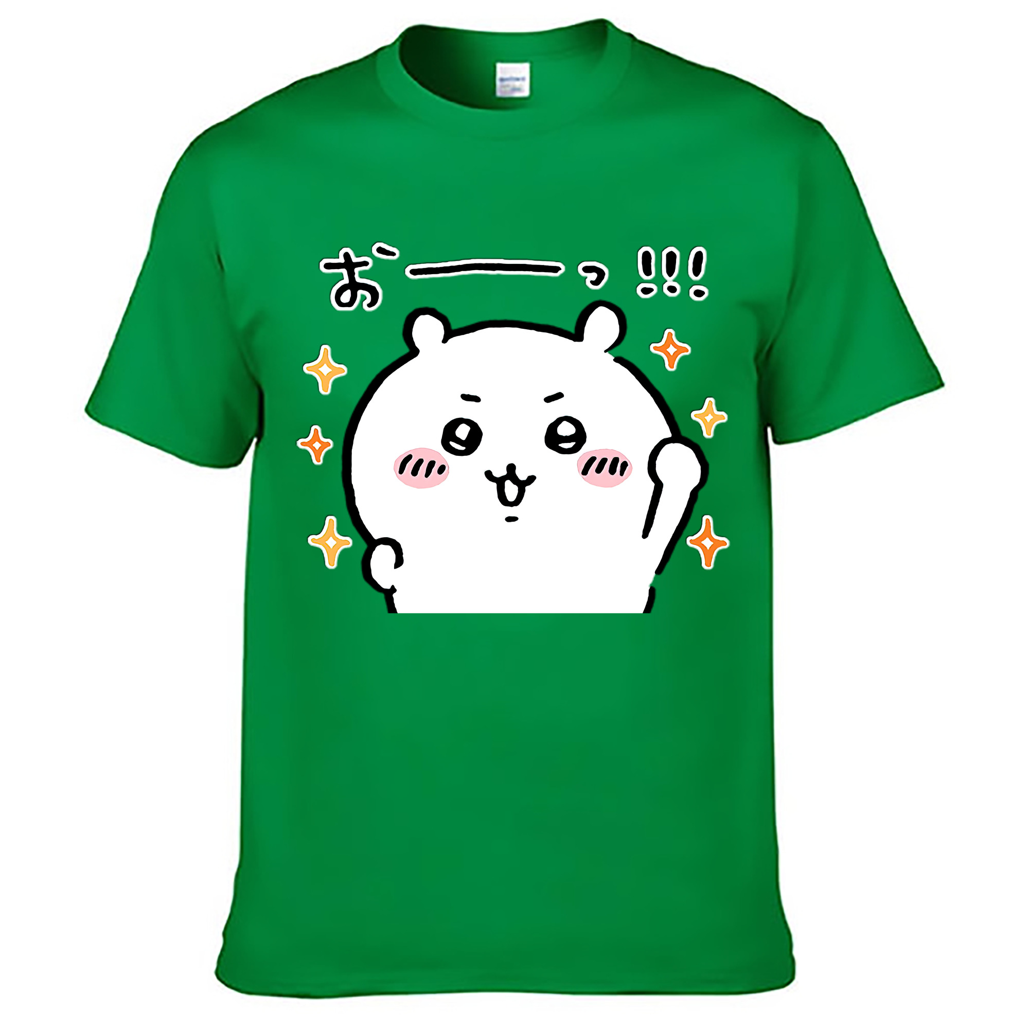（画像用） ちいかわ ちいかわ Chii-kawa chiikawa レディースカジュアルプリントTシャツ（綿100％）