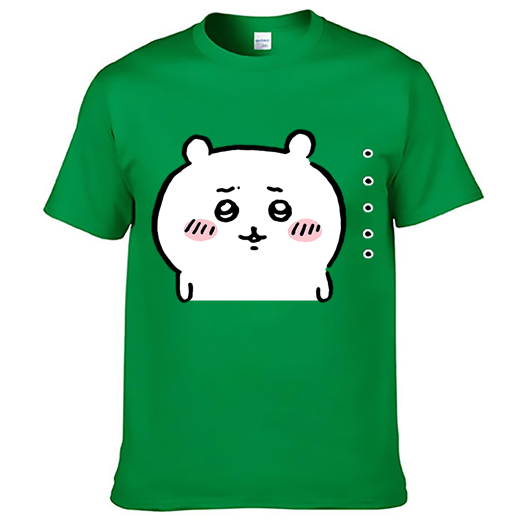 （画像用） ちいかわ ちいかわ Chii-kawa chiikawa レディースカジュアルプリントTシャツ（綿100％）