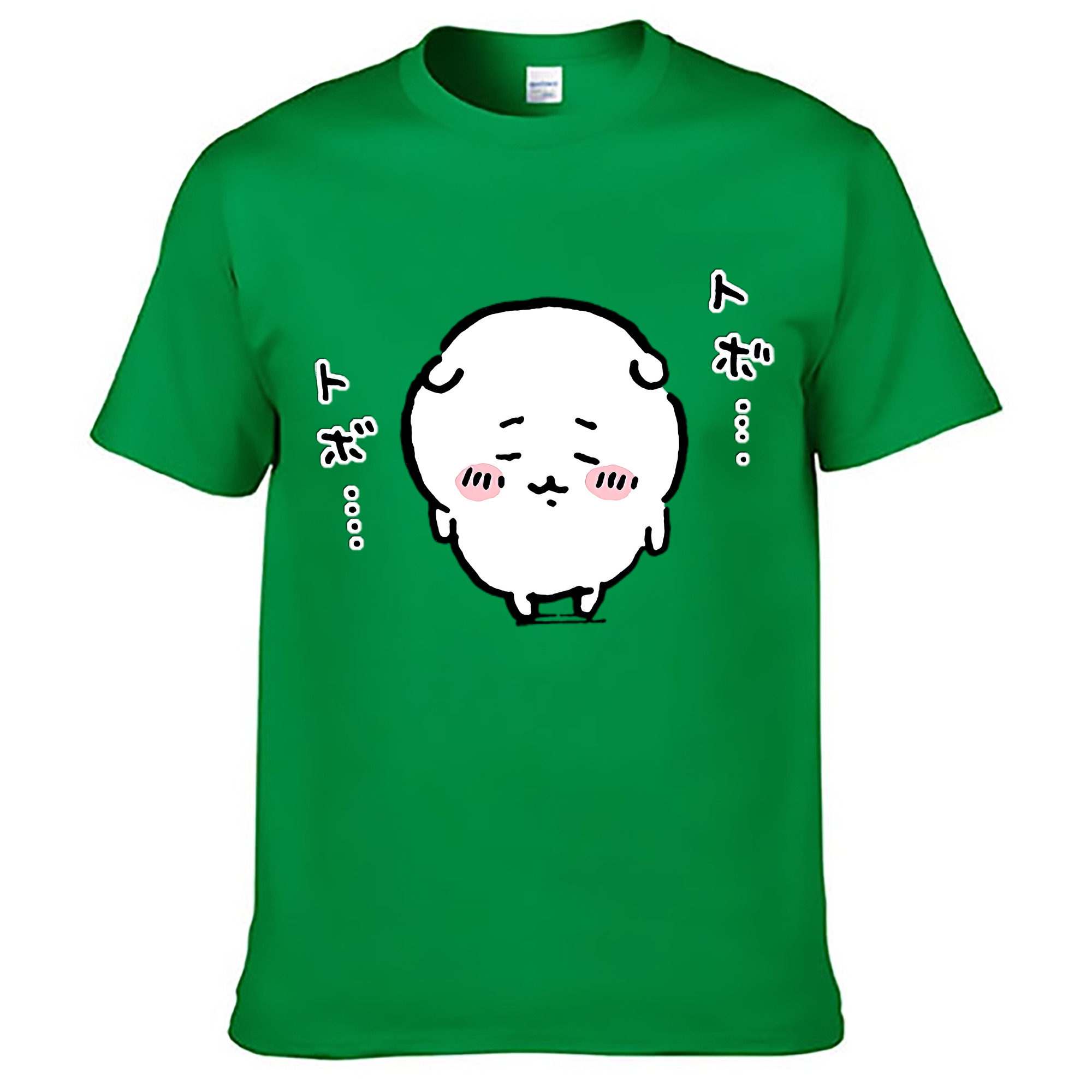 （画像用） ちいかわ ちいかわ Chii-kawa chiikawa レディースカジュアルプリントTシャツ（綿100％）