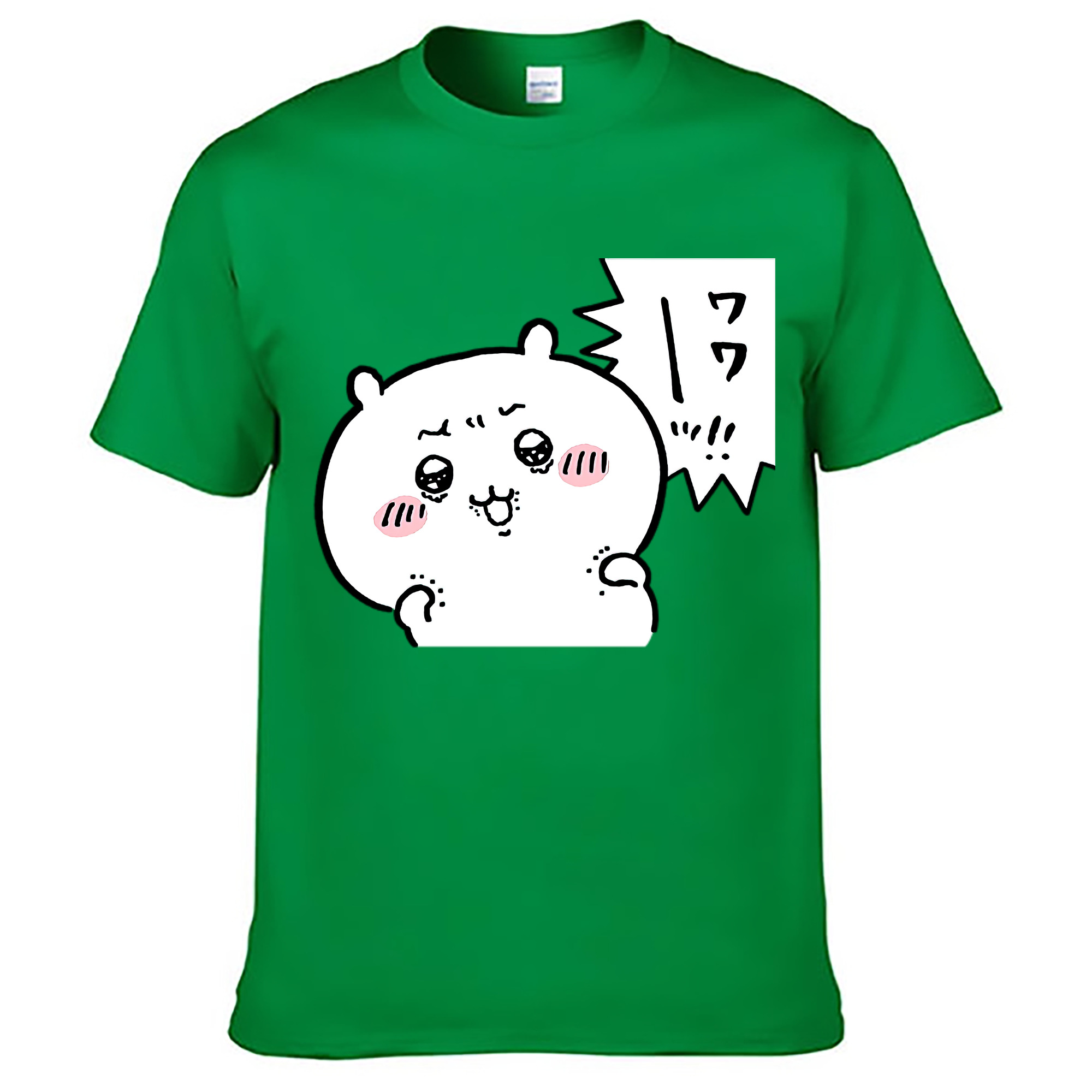 （画像用） ちいかわ ちいかわ Chii-kawa chiikawa レディースカジュアルプリントTシャツ（綿100％）