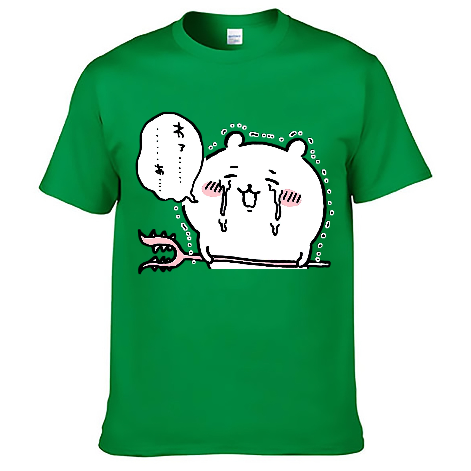 （画像用） ちいかわ ちいかわ Chii-kawa chiikawa レディースカジュアルプリントTシャツ（綿100％）