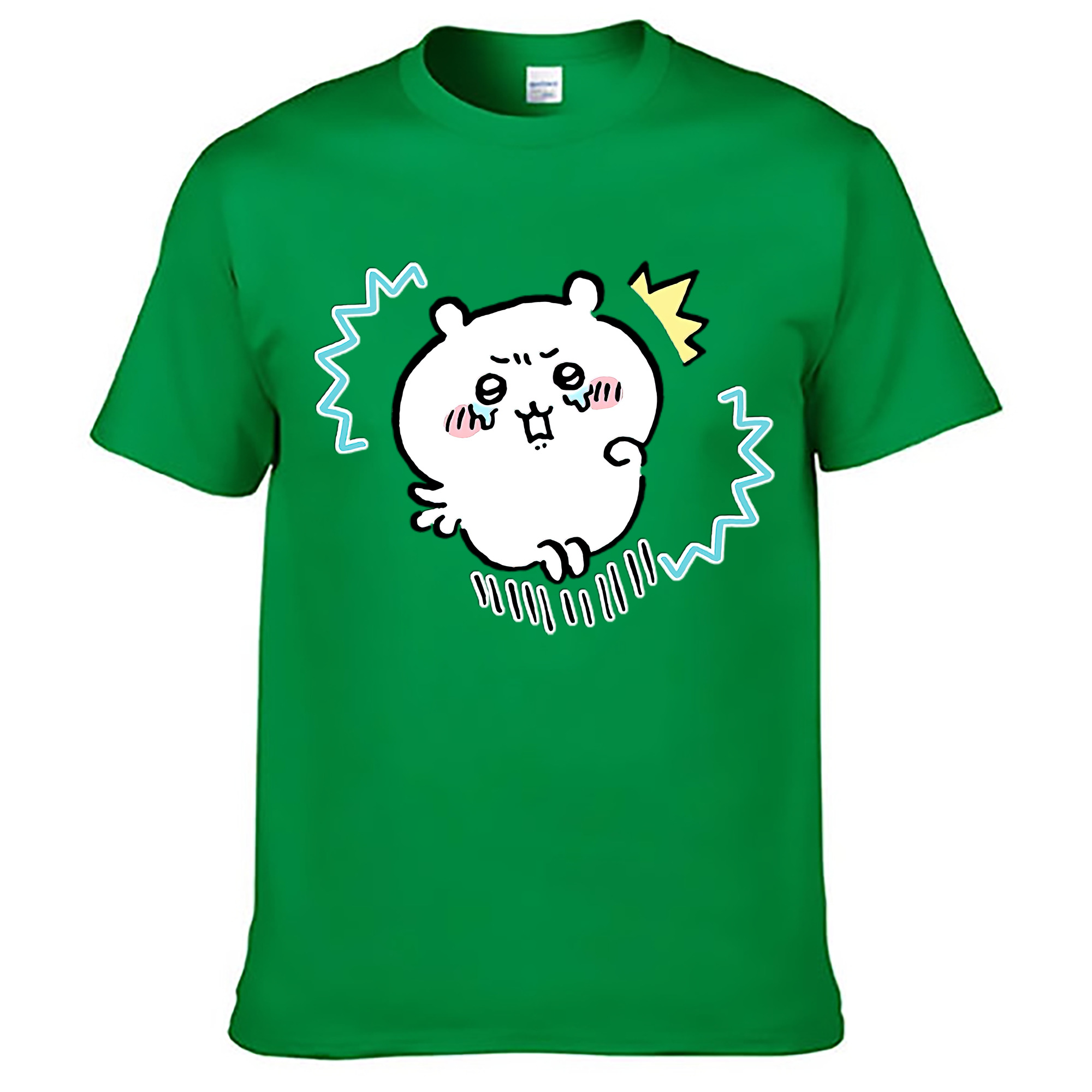 （画像用） ちいかわ ちいかわ Chii-kawa chiikawa レディースカジュアルプリントTシャツ（綿100％）