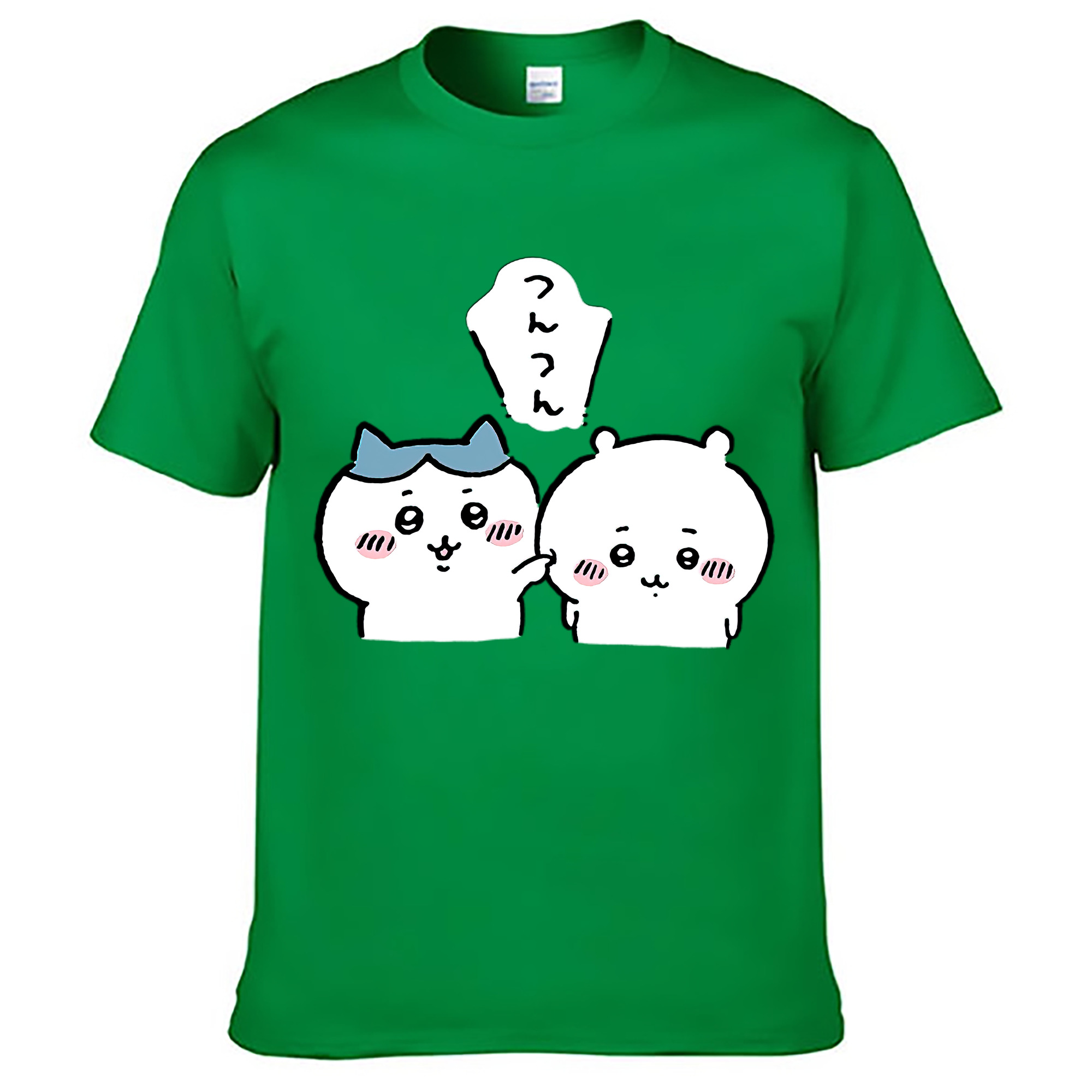 （画像用） ちいかわ ちいかわ Chii-kawa chiikawa レディースカジュアルプリントTシャツ（綿100％）