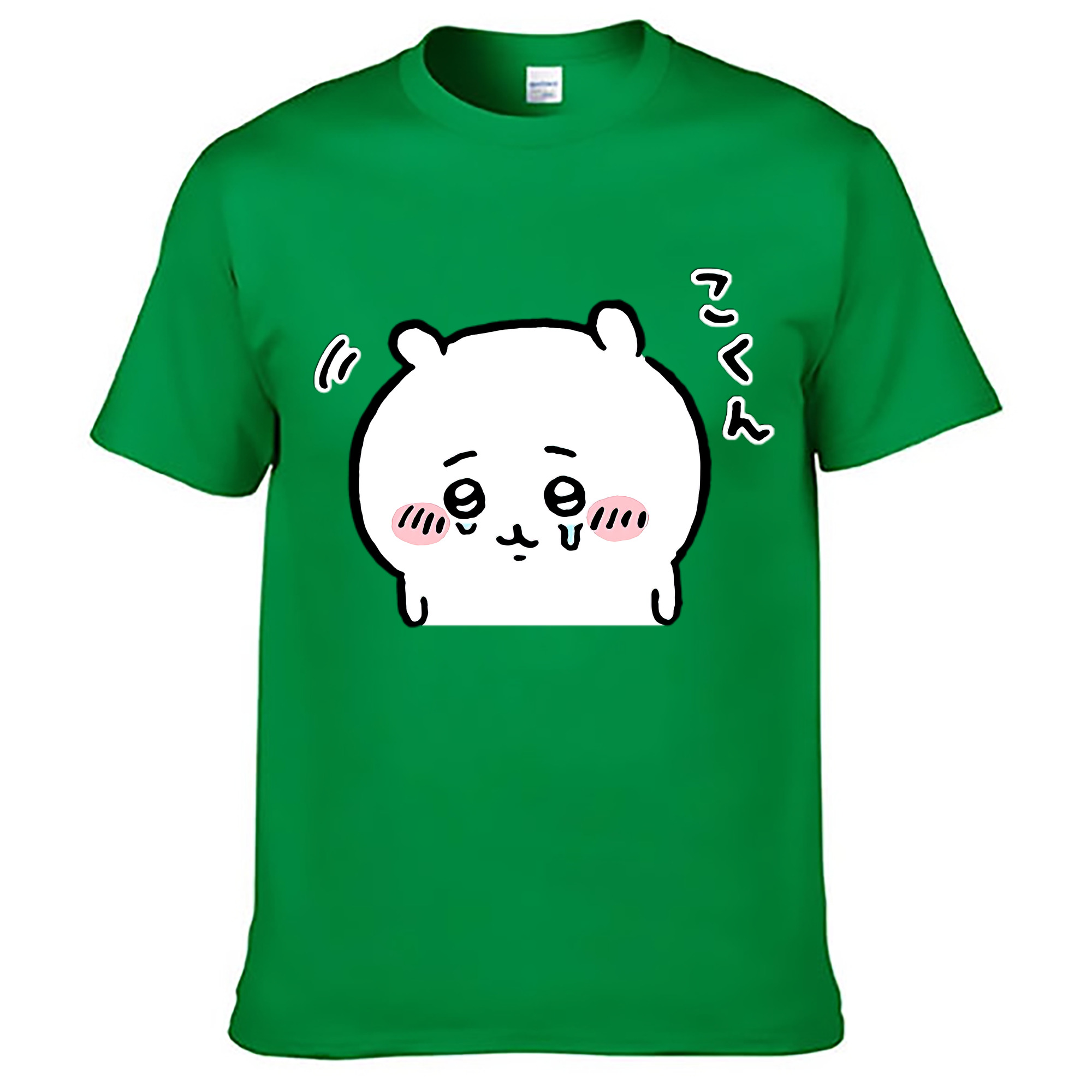 （画像用） ちいかわ ちいかわ Chii-kawa chiikawa レディースカジュアルプリントTシャツ（綿100％）