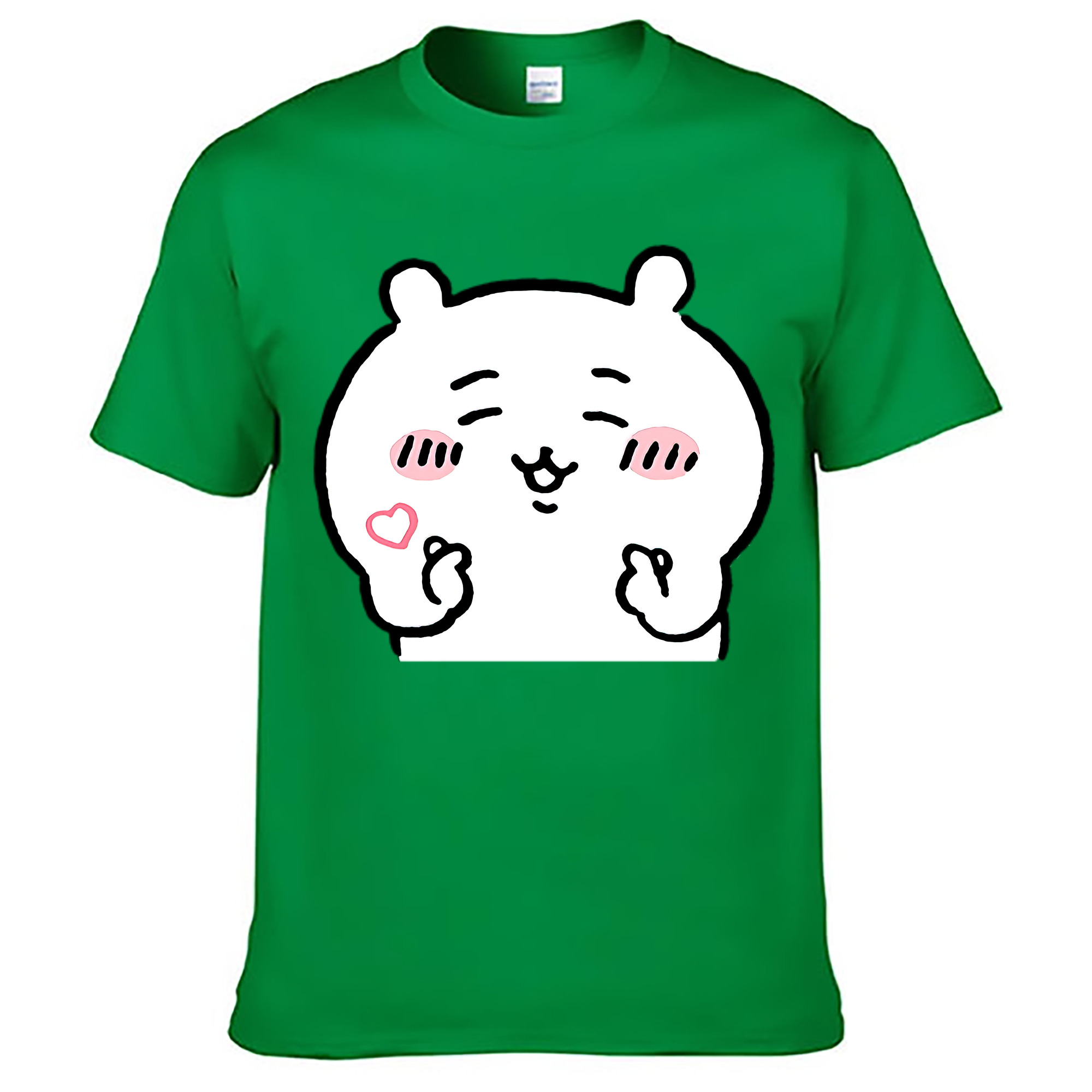 （画像用） ちいかわ ちいかわ Chii-kawa chiikawa レディースカジュアルプリントTシャツ（綿100％）