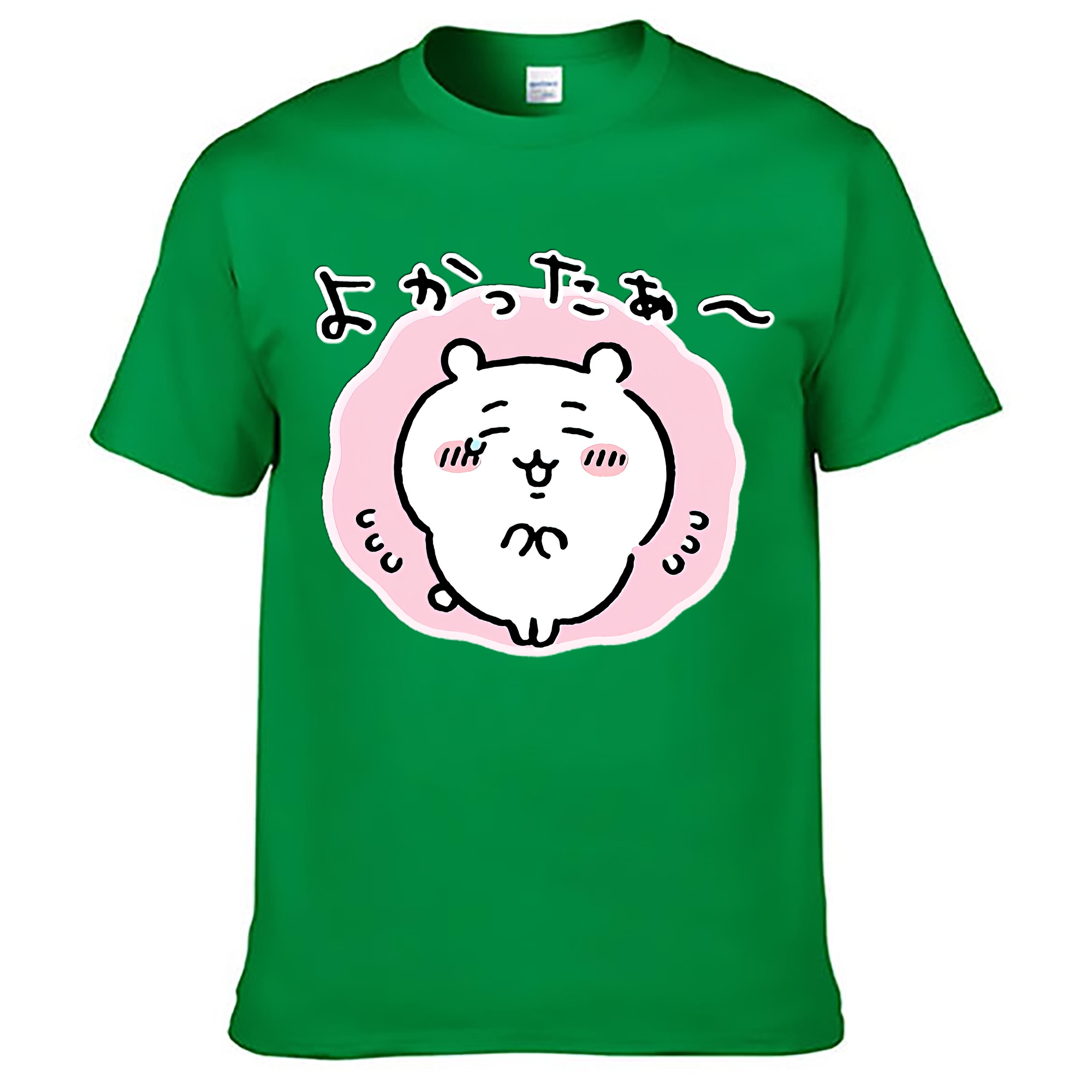 （画像用） ちいかわ ちいかわ Chii-kawa chiikawa レディースカジュアルプリントTシャツ（綿100％）
