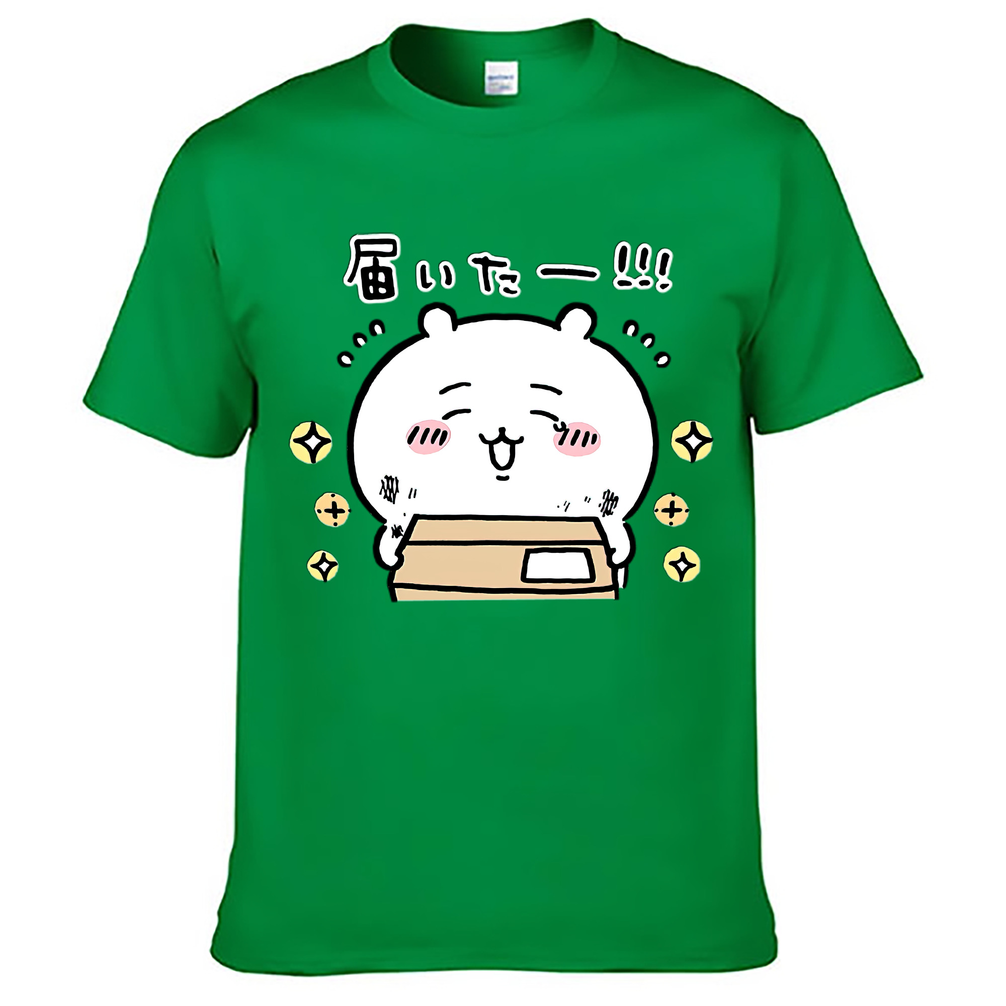 （画像用） ちいかわ ちいかわ Chii-kawa chiikawa レディースカジュアルプリントTシャツ（綿100％）