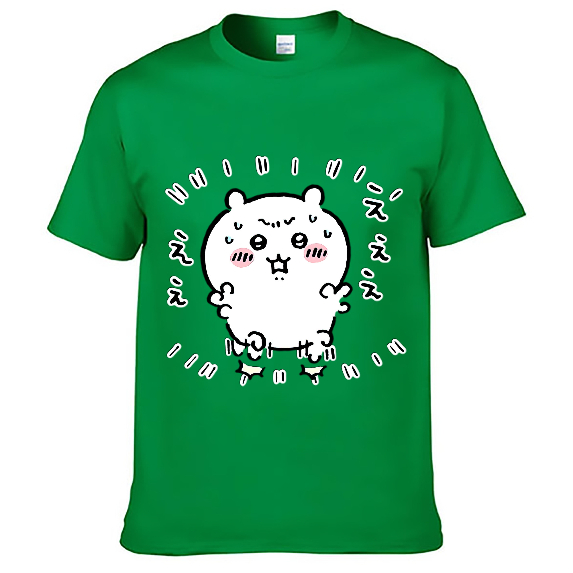 （画像用） ちいかわ ちいかわ Chii-kawa chiikawa レディースカジュアルプリントTシャツ（綿100％）