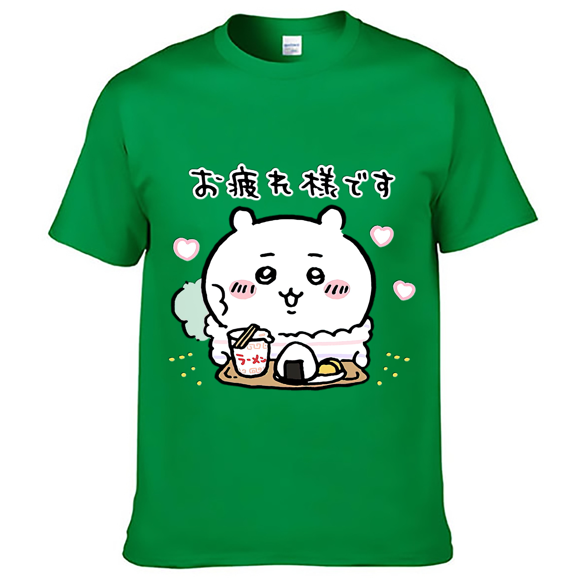 （画像用） ちいかわ ちいかわ Chii-kawa chiikawa レディースカジュアルプリントTシャツ（綿100％）