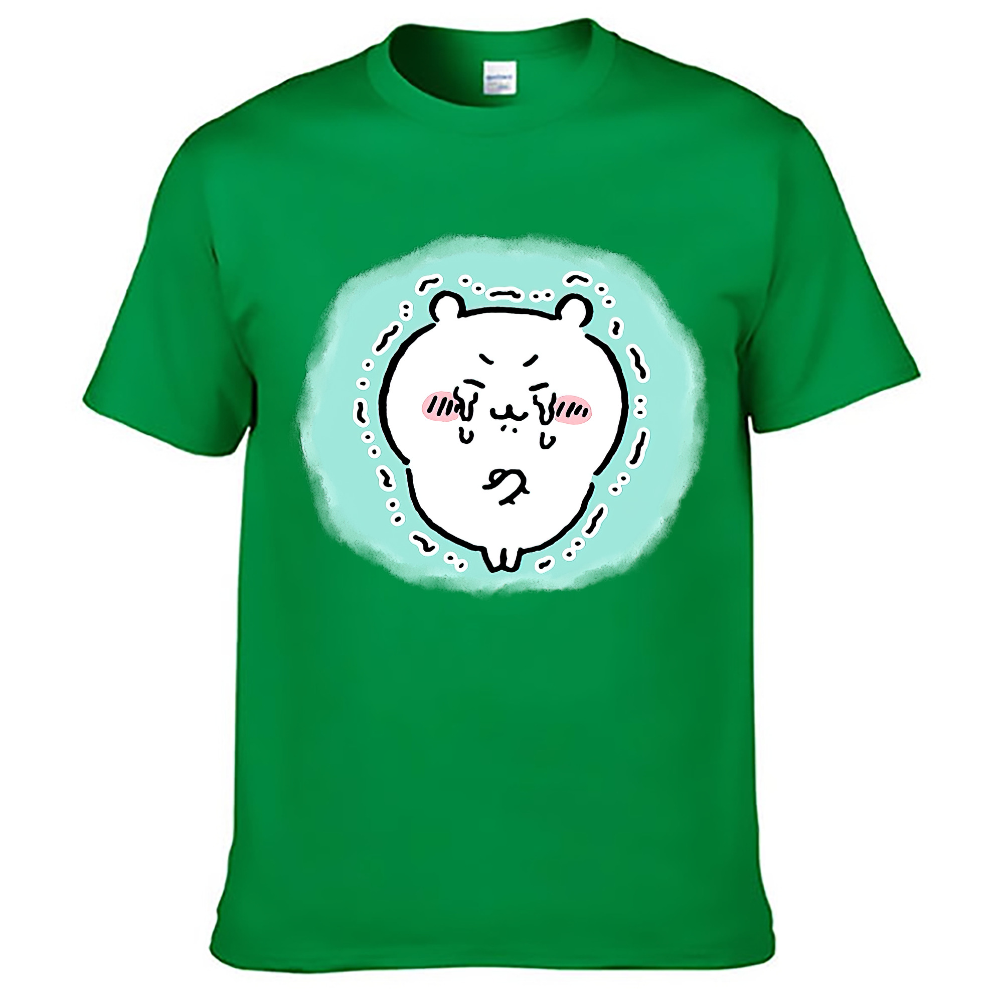 （画像用） ちいかわ ちいかわ Chii-kawa chiikawa レディースカジュアルプリントTシャツ（綿100％）