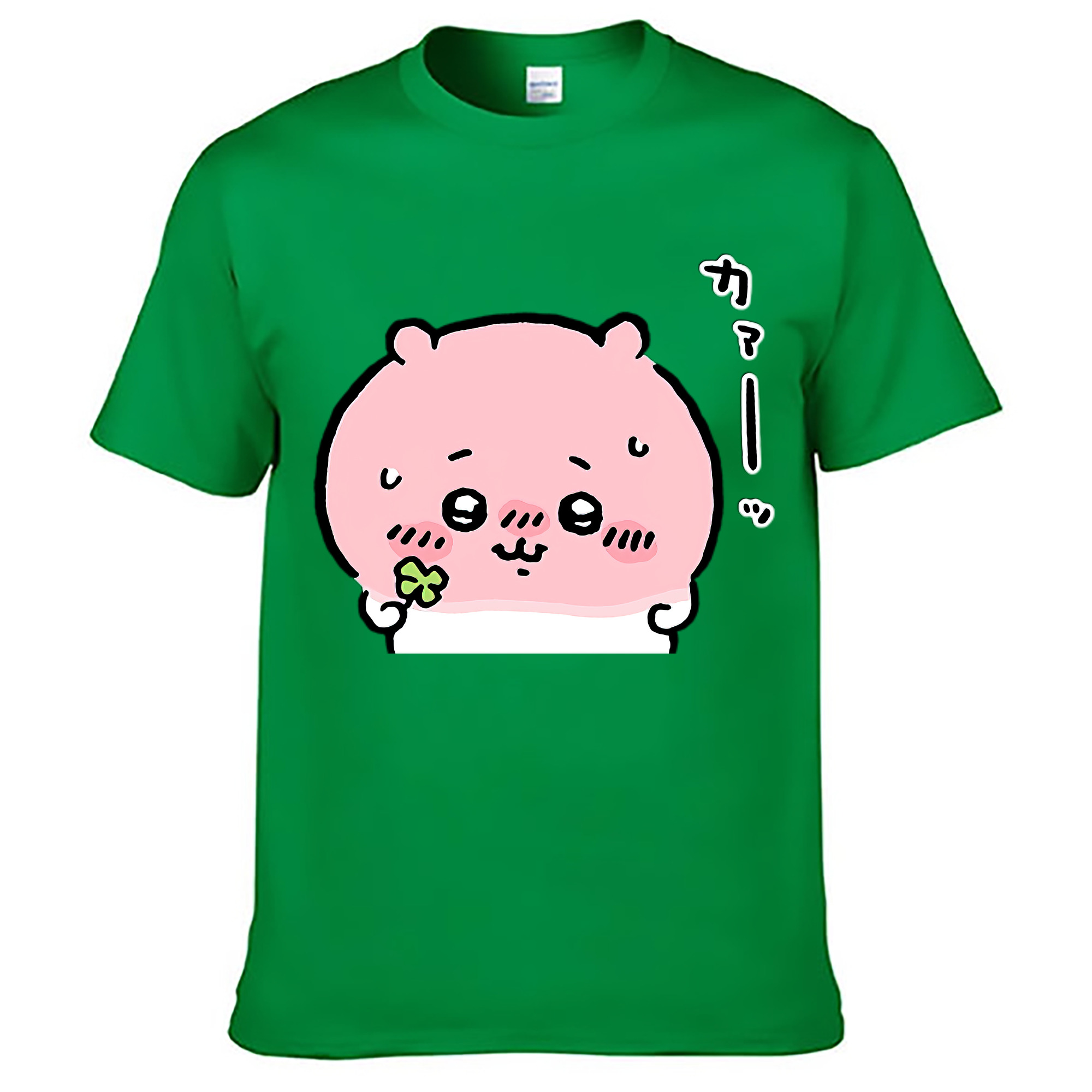 （画像用） ちいかわ ちいかわ Chii-kawa chiikawa レディースカジュアルプリントTシャツ（綿100％）