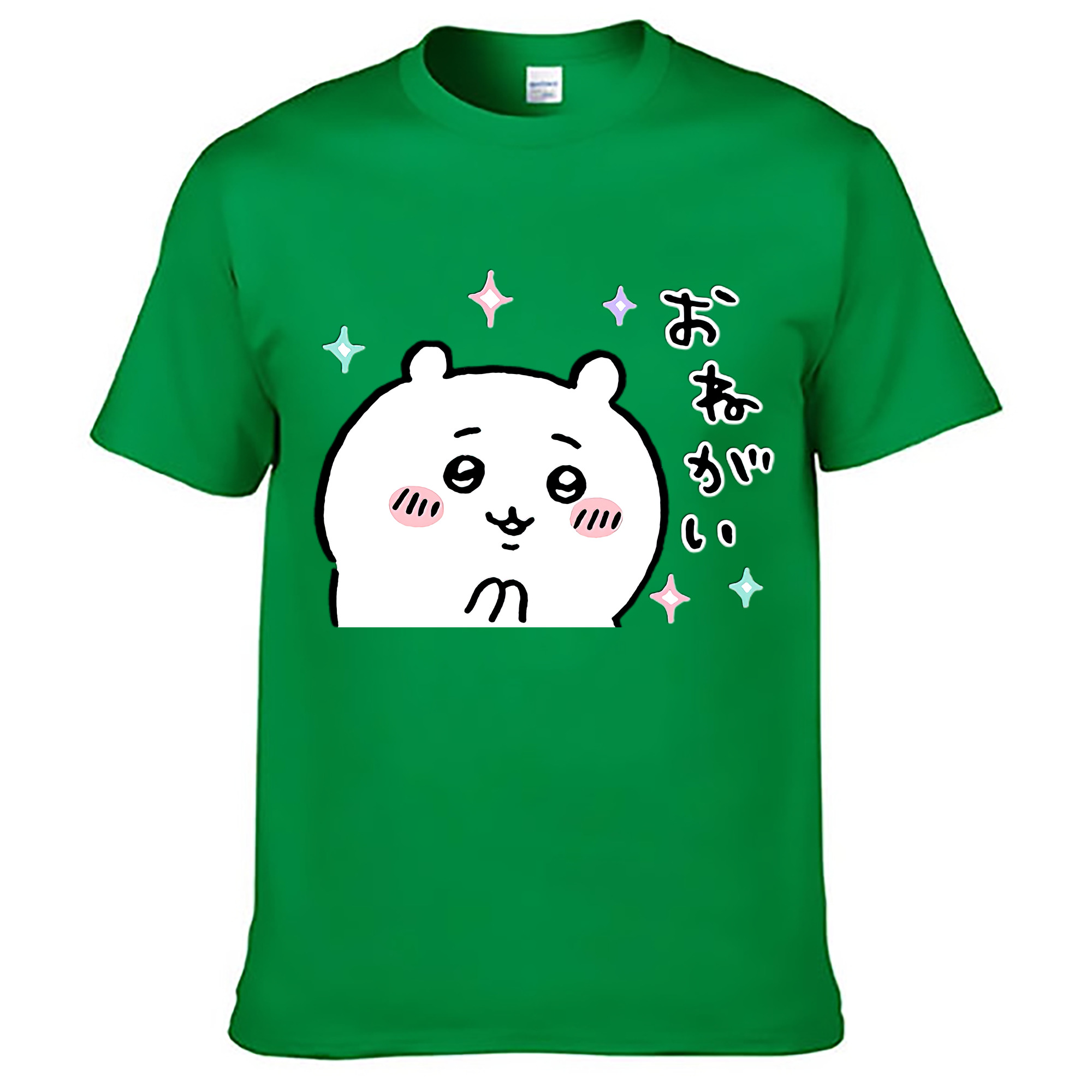 （画像用） ちいかわ ちいかわ Chii-kawa chiikawa レディースカジュアルプリントTシャツ（綿100％）