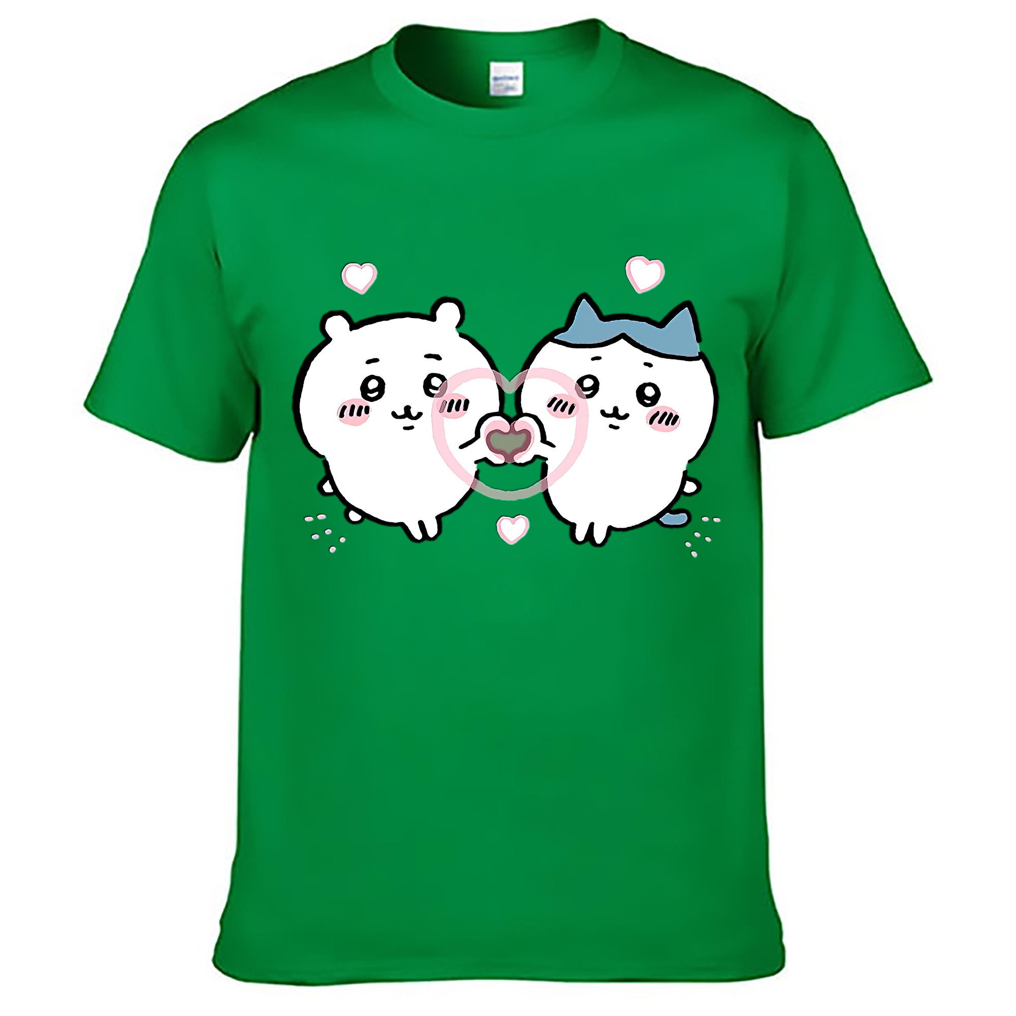 （画像用） ちいかわ ちいかわ Chii-kawa chiikawa レディースカジュアルプリントTシャツ（綿100％）