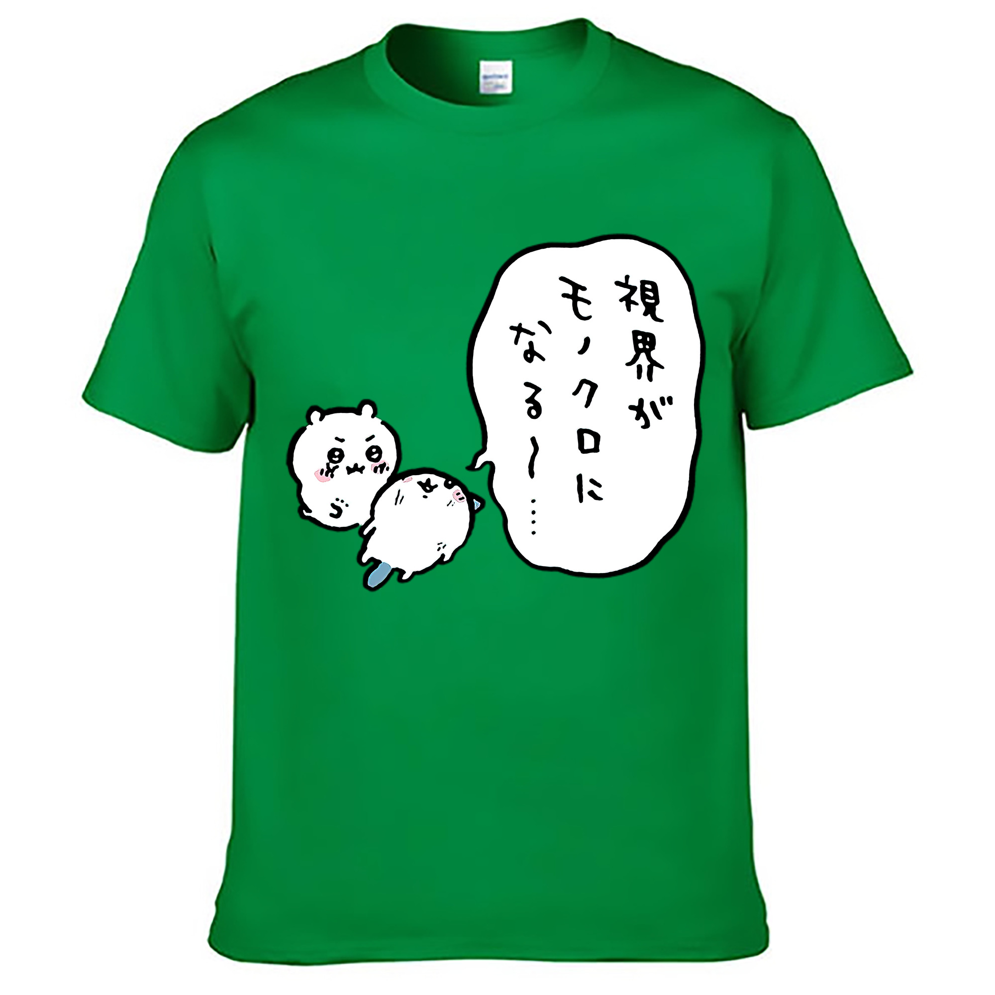 （画像用） ちいかわ ちいかわ Chii-kawa chiikawa レディースカジュアルプリントTシャツ（綿100％）