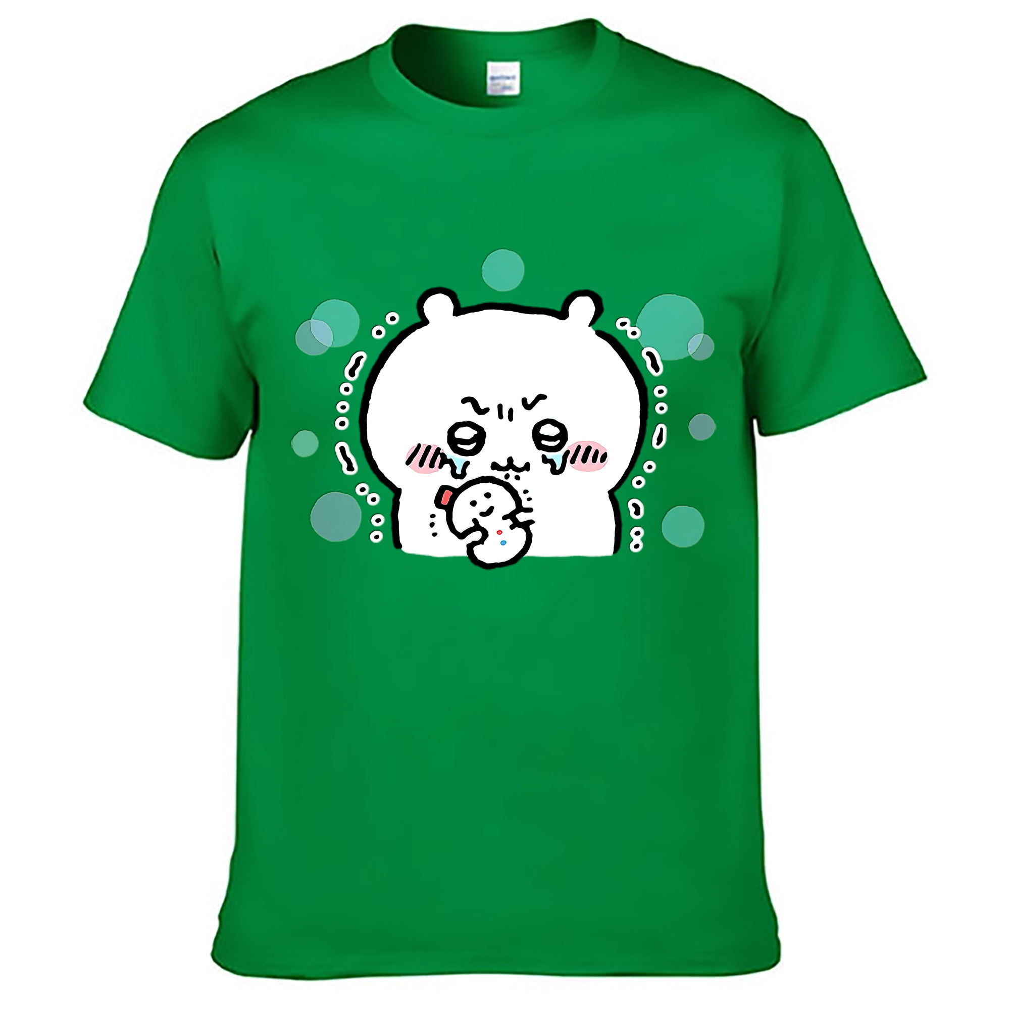 （画像用） ちいかわ ちいかわ Chii-kawa chiikawa レディースカジュアルプリントTシャツ（綿100％）