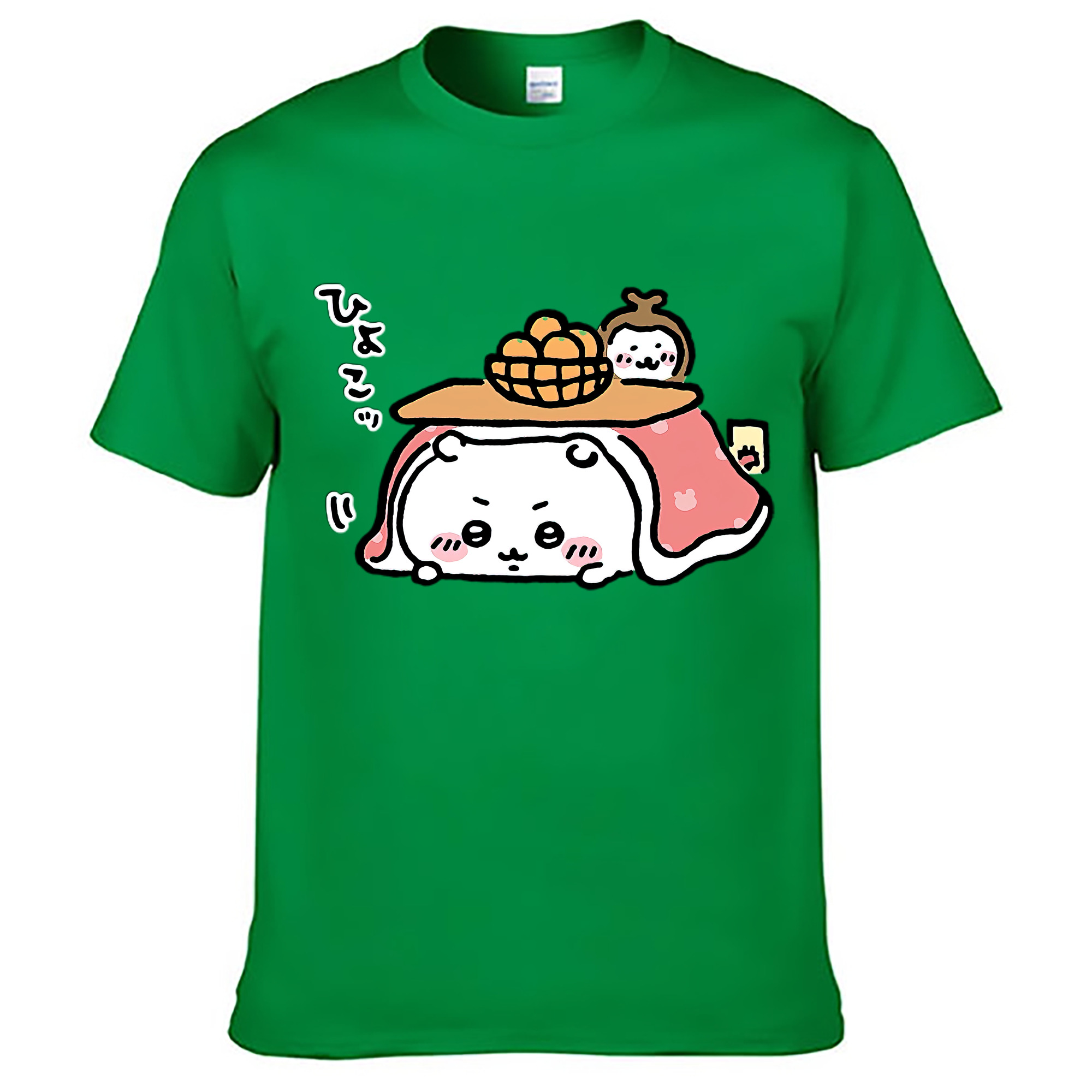 （画像用） ちいかわ ちいかわ Chii-kawa chiikawa レディースカジュアルプリントTシャツ（綿100％）