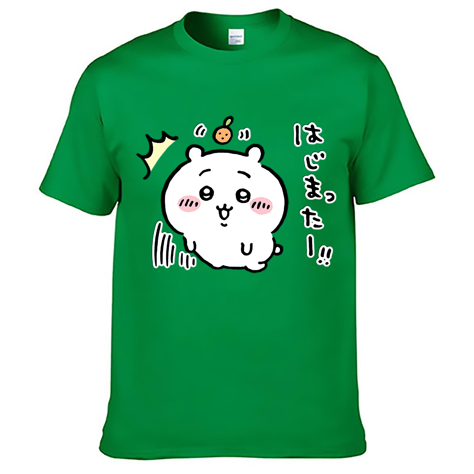 （画像用） ちいかわ ちいかわ Chii-kawa chiikawa レディースカジュアルプリントTシャツ（綿100％）