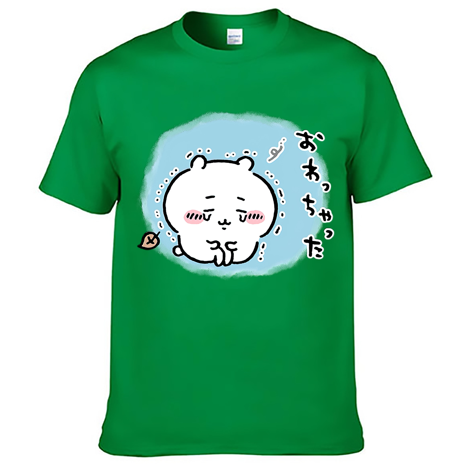 （画像用） ちいかわ ちいかわ Chii-kawa chiikawa レディースカジュアルプリントTシャツ（綿100％）