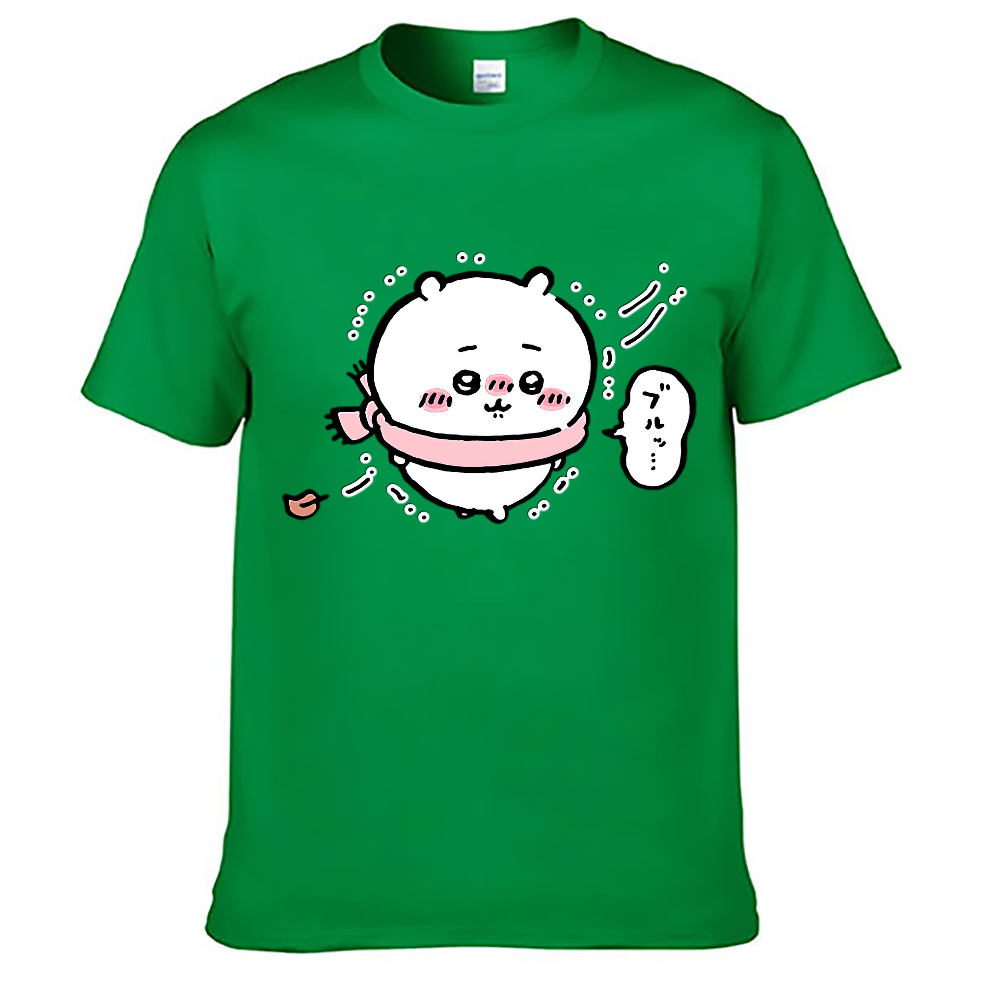 （画像用） ちいかわ ちいかわ Chii-kawa chiikawa レディースカジュアルプリントTシャツ（綿100％）